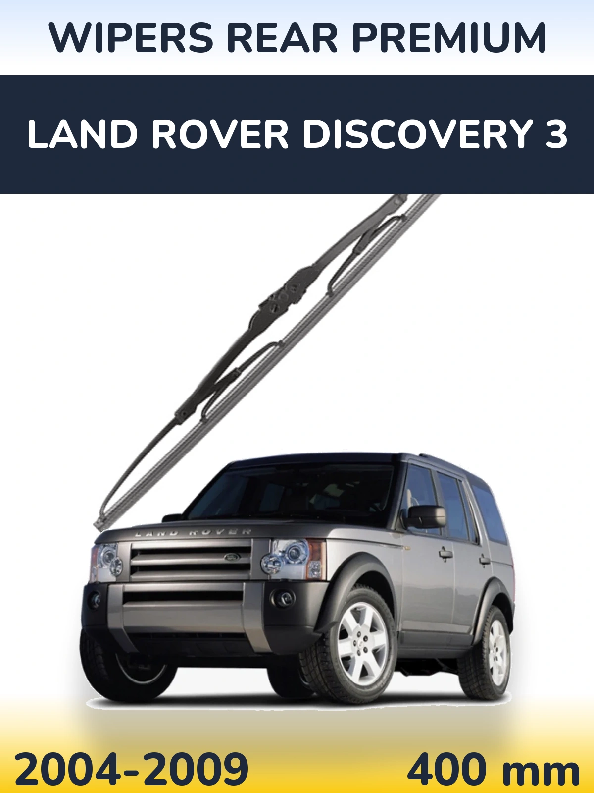 Rear wiper blade WIPERS REAR PREMIUM 400 mm for Land Rover Discovery 3 2004-2009