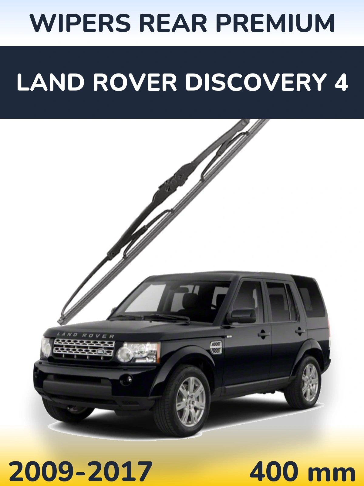 Задний дворник WIPERS REAR PREMIUM 400 мм для Land Rover Discovery 4 2009-2017