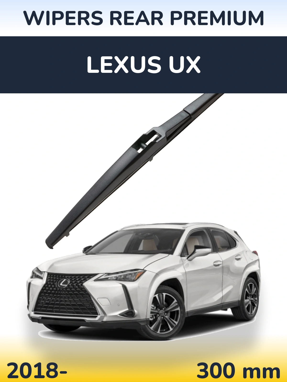 Tylna wycieraczka WIPERS REAR PREMIUM 300 mm do Lexus UX 2018-2026