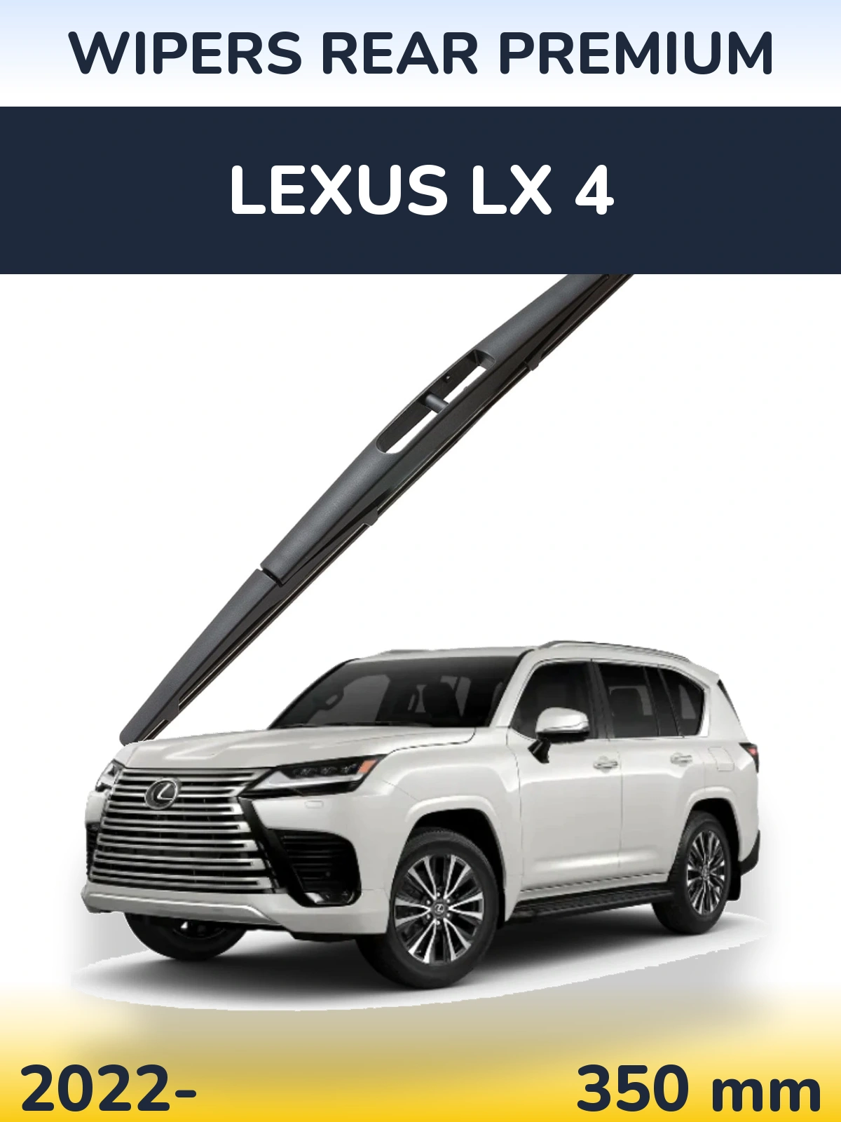 Rear wiper blade WIPERS REAR PREMIUM 350 mm for Lexus LX 4 2022-2026