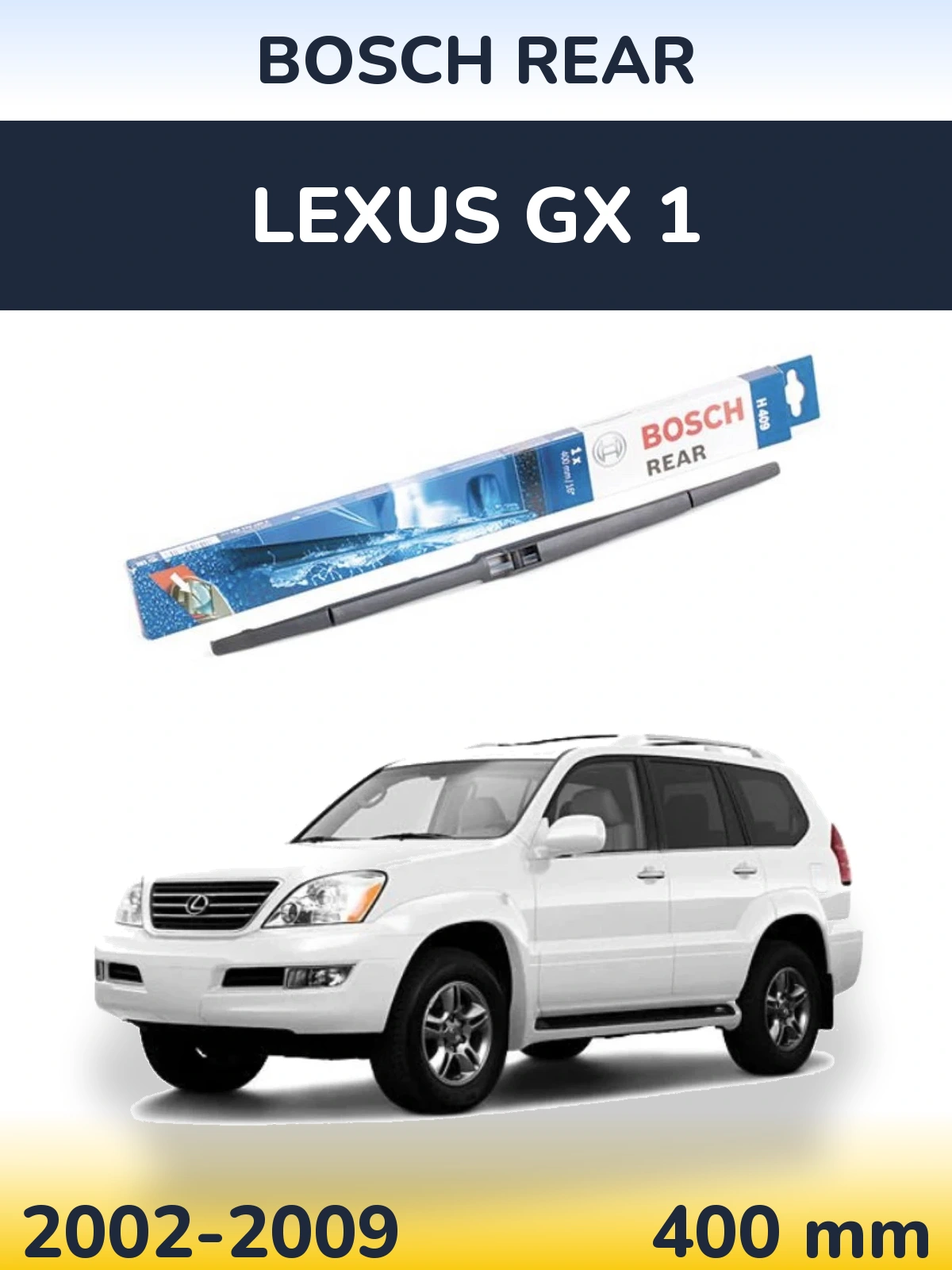 Tylna wycieraczka BOSCH Rear 400 mm do Lexus GX 1 2002-2009