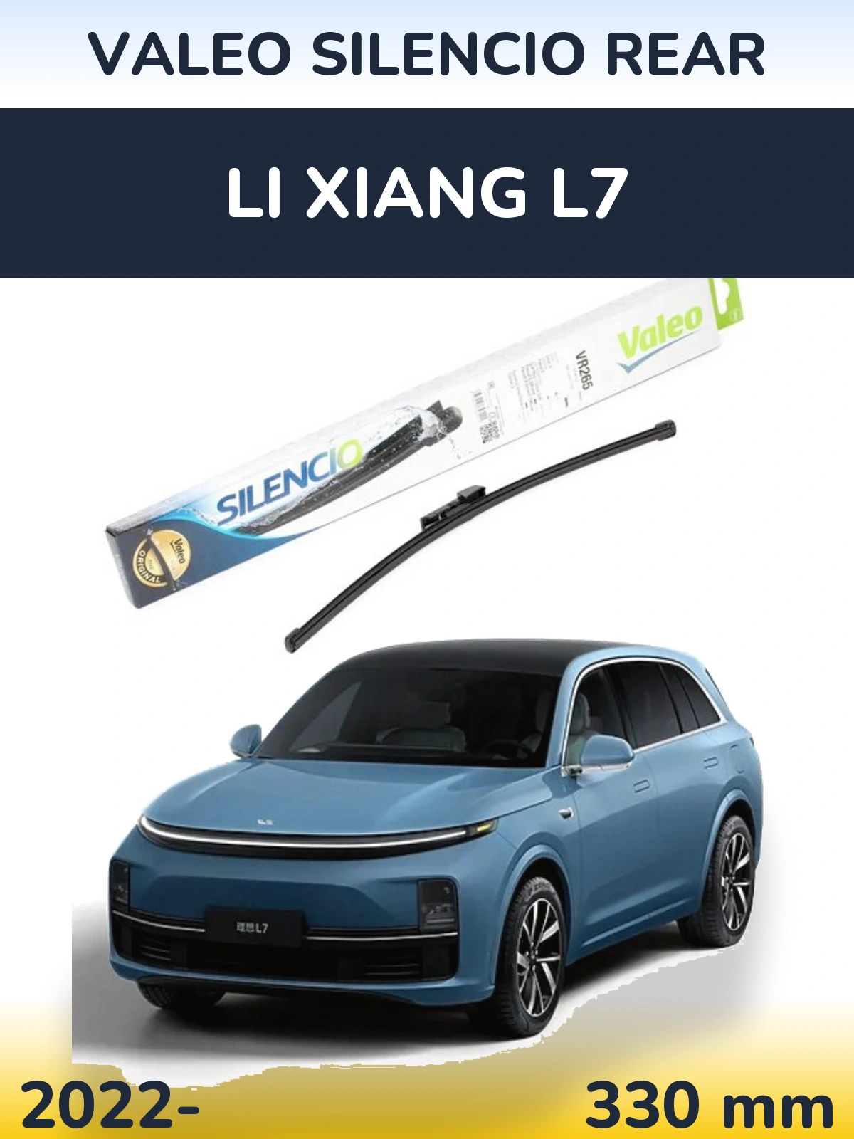 Tylna wycieraczka Valeo Silencio Rear 335 mm do Li Xiang L7 2022-2026