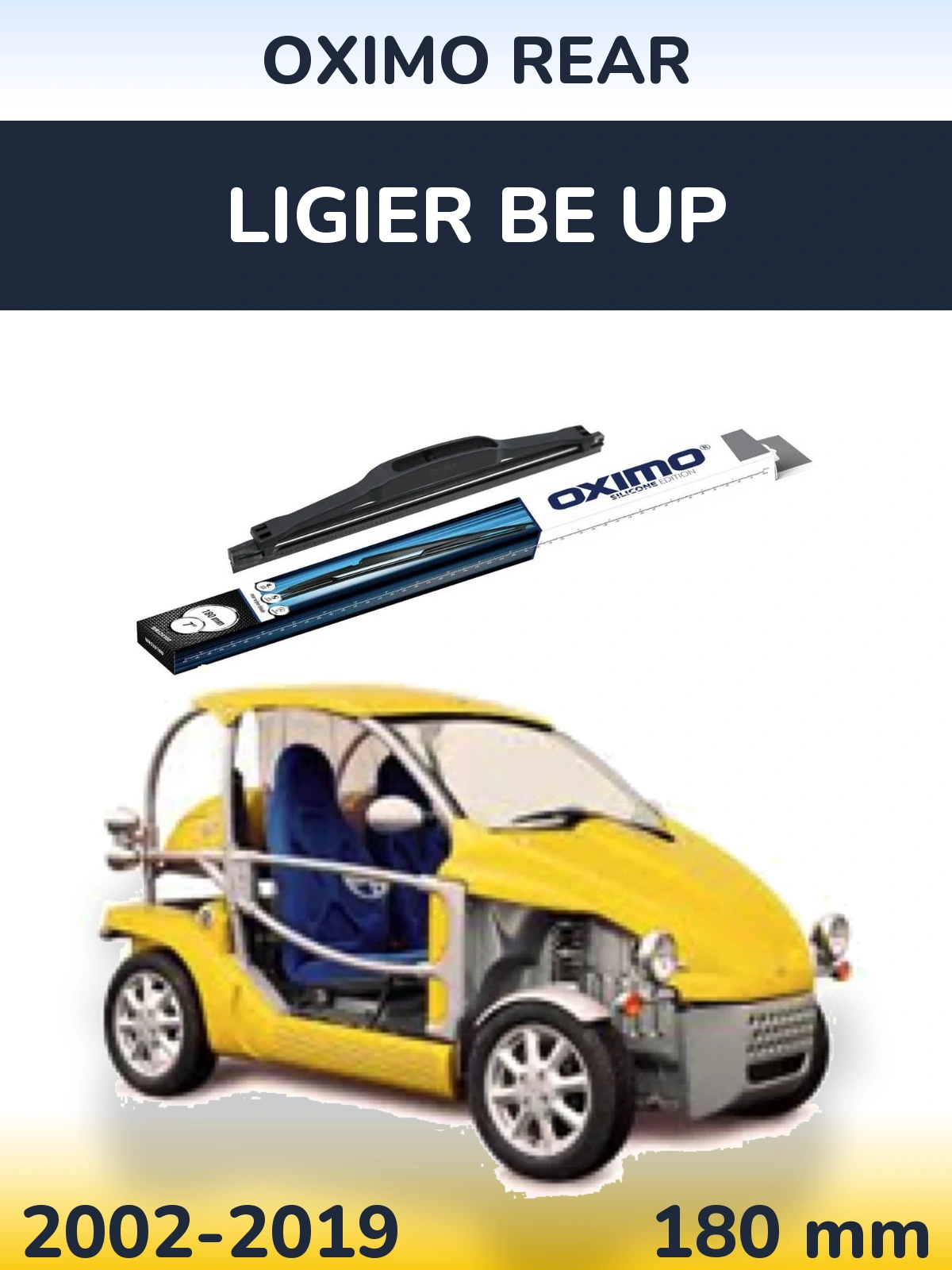 Tylna wycieraczka Oximo Rear 180 mm do Ligier Be Up 2002-2019