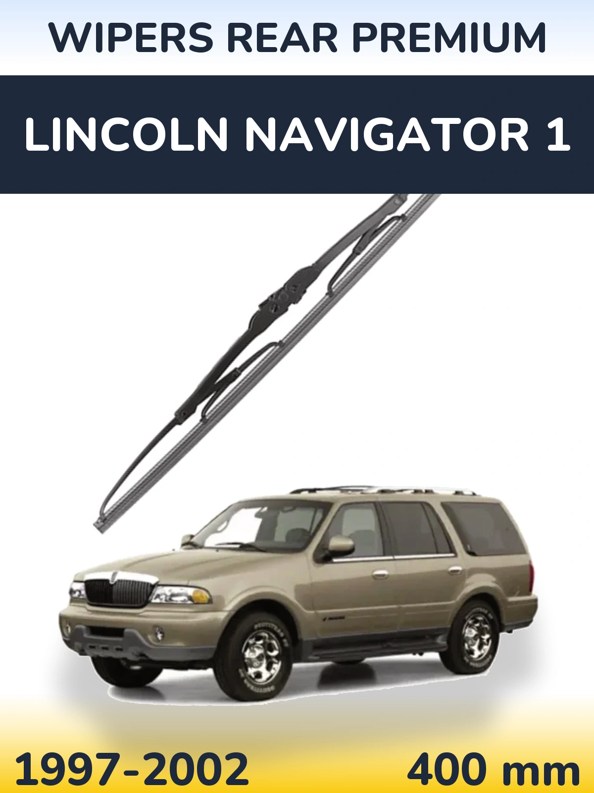 Tylna wycieraczka WIPERS REAR PREMIUM 400 mm do Lincoln Navigator 1 1997-2002