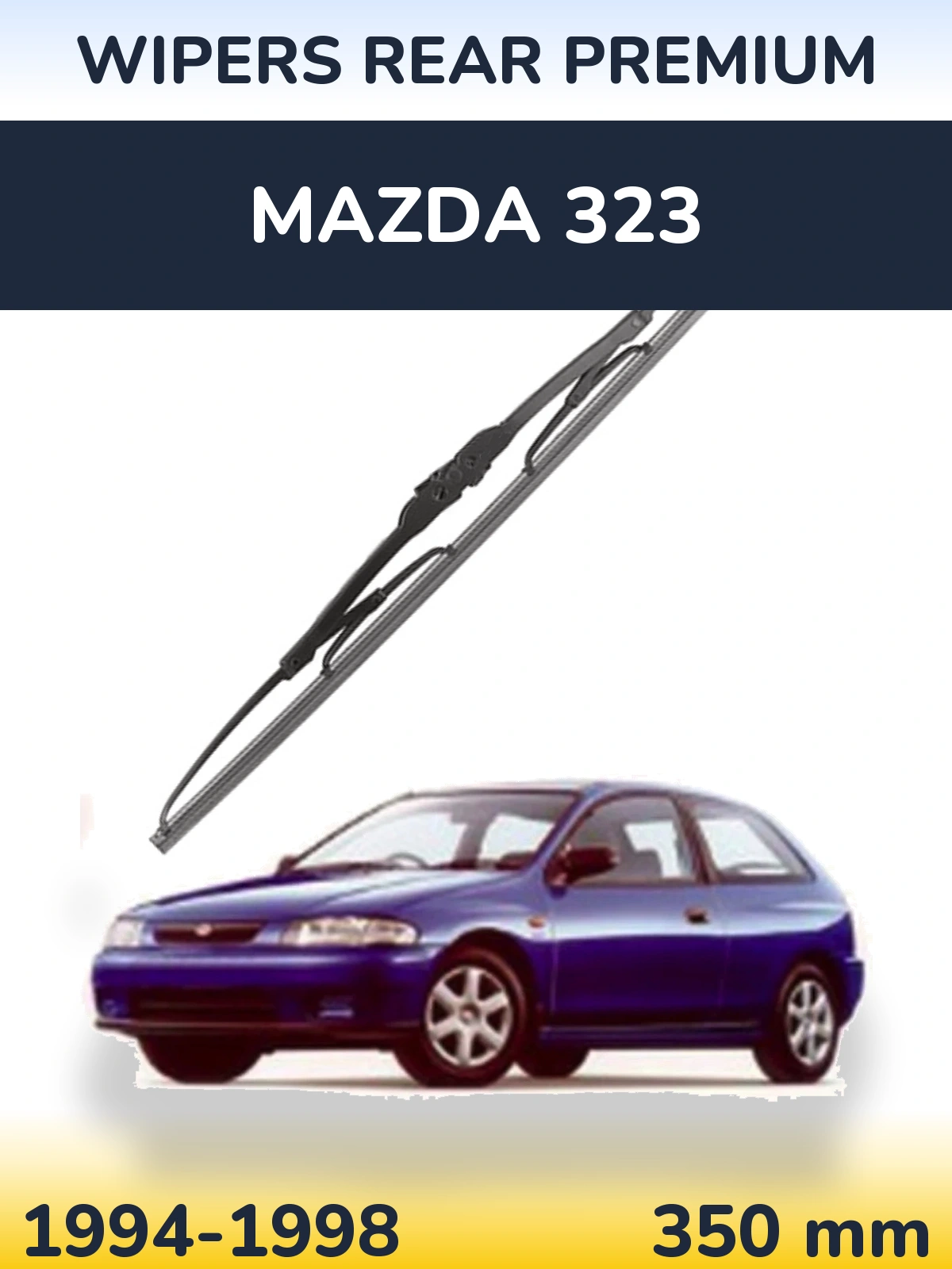 Задний дворник WIPERS REAR PREMIUM 350 мм для Mazda 323 1994-1998