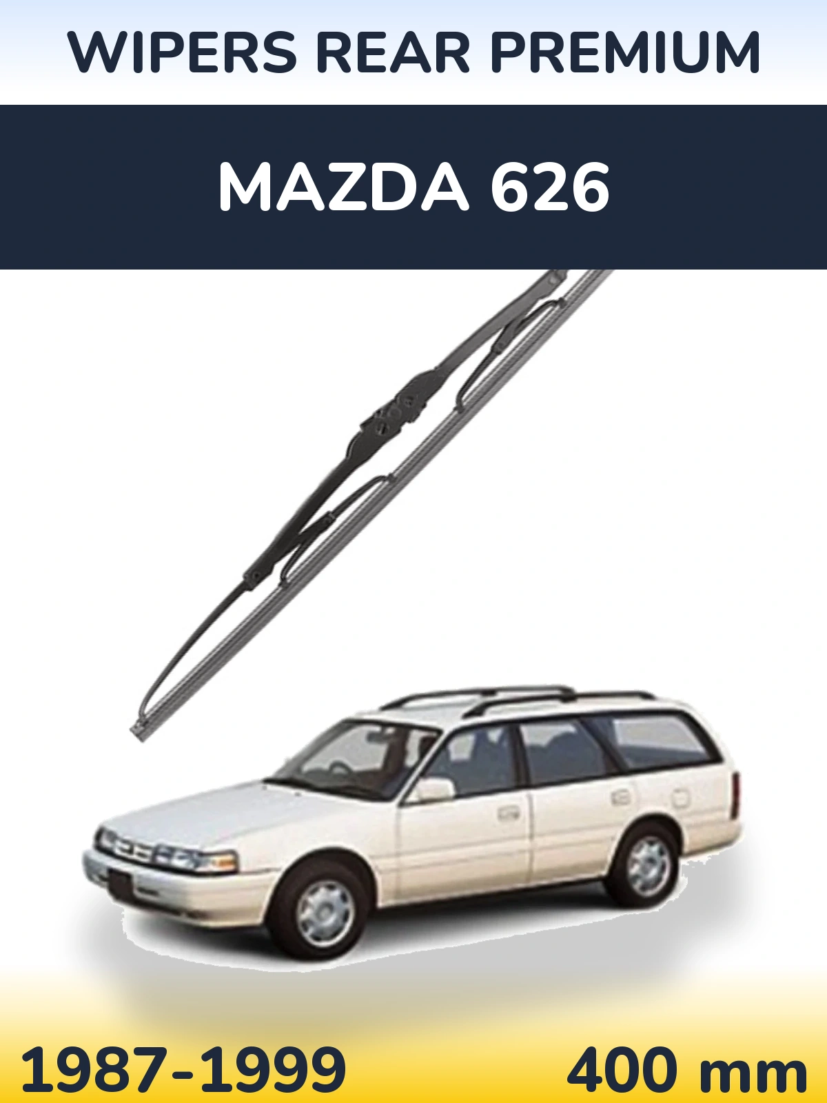 Tylna wycieraczka WIPERS REAR PREMIUM 400 mm do Mazda 626 1987-1999