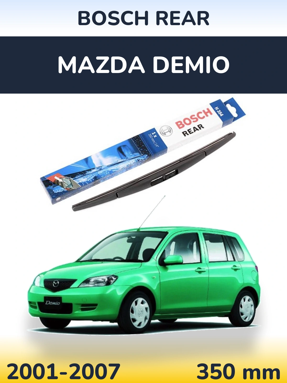Tylna wycieraczka BOSCH Rear 350 mm do Mazda Demio 2001-2007