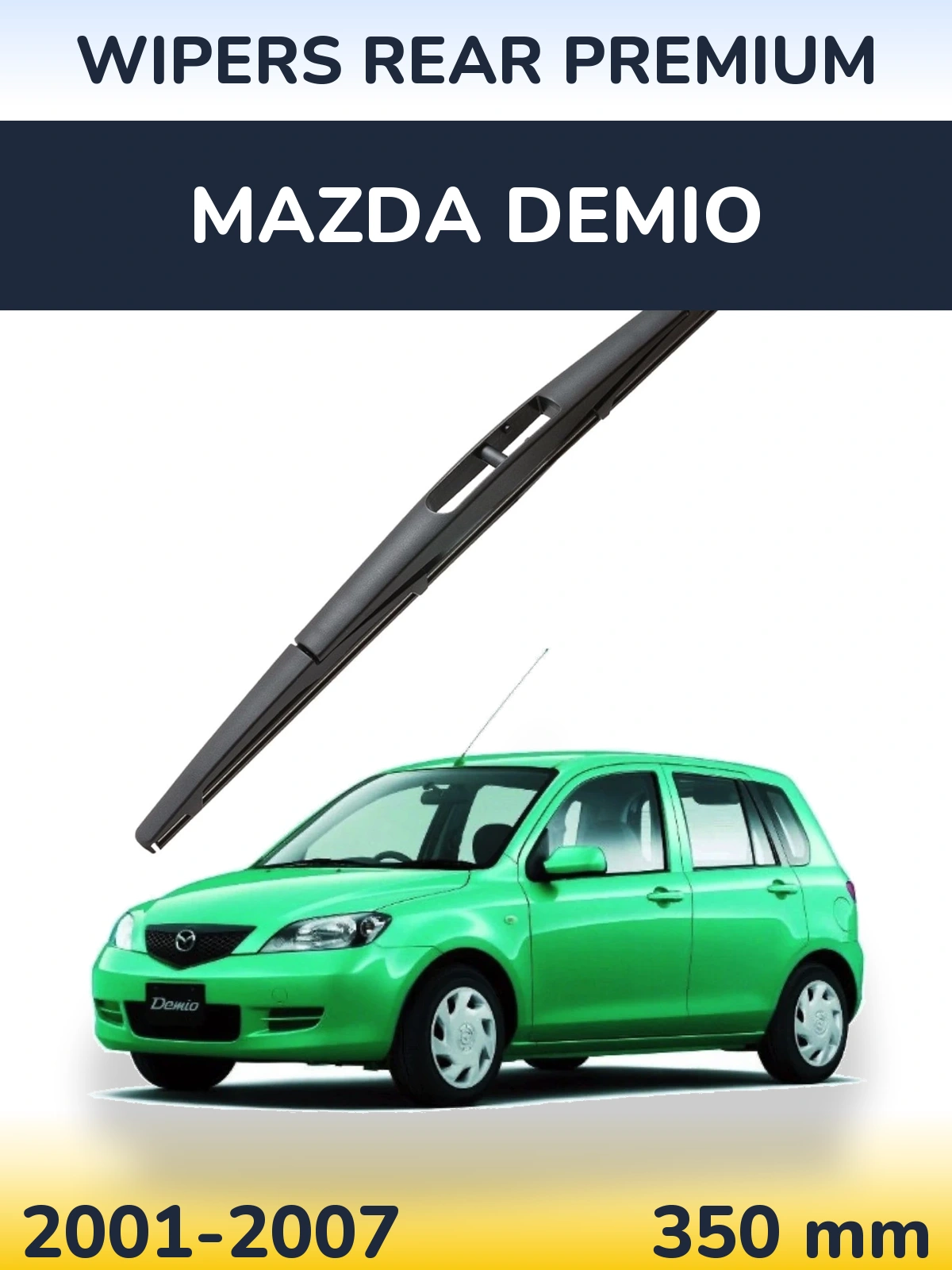 Tylna wycieraczka WIPERS REAR PREMIUM 350 mm do Mazda Demio 2001-2007