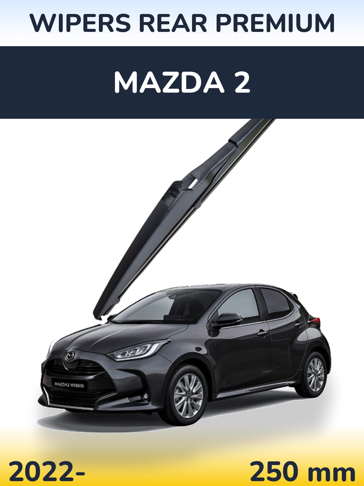 Tylna wycieraczka WIPERS REAR PREMIUM 250 mm do Mazda 2 2022-2026