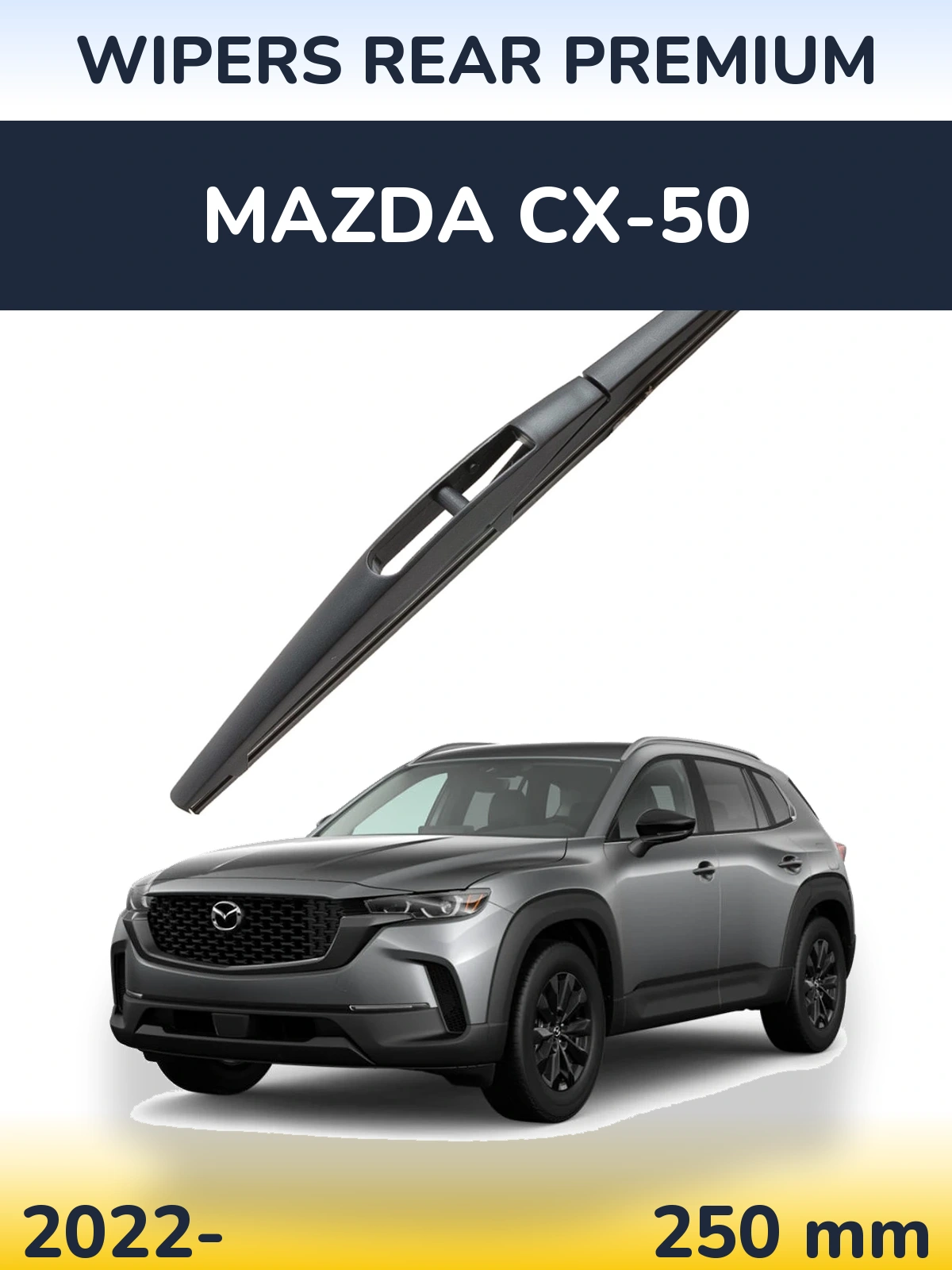 Задний дворник WIPERS REAR PREMIUM 250 мм для Mazda CX-50 2022-2026