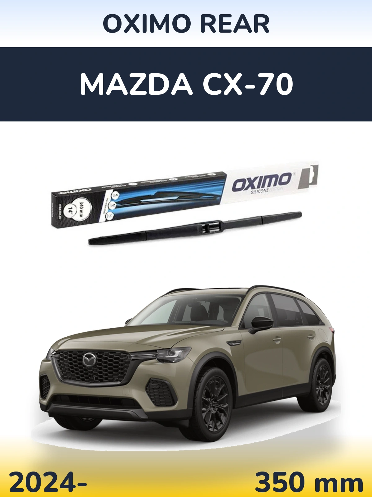 Tylna wycieraczka Oximo Rear 350 mm do Mazda CX-70 2024-2026