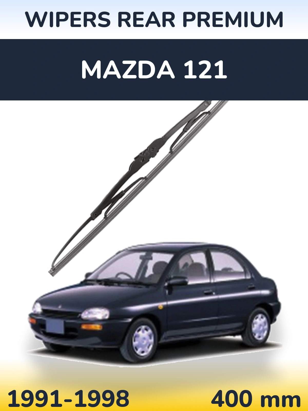 Tylna wycieraczka WIPERS REAR PREMIUM 400 mm do Mazda 121 1991-1998