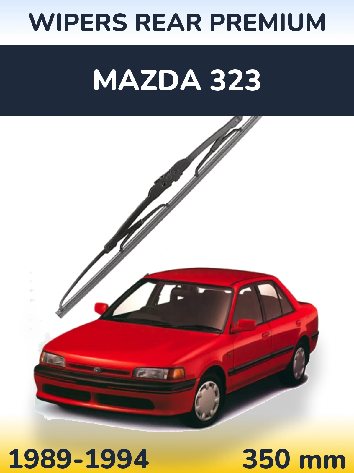Rear wiper blade WIPERS REAR PREMIUM 350 mm for Mazda 323 1989-1994