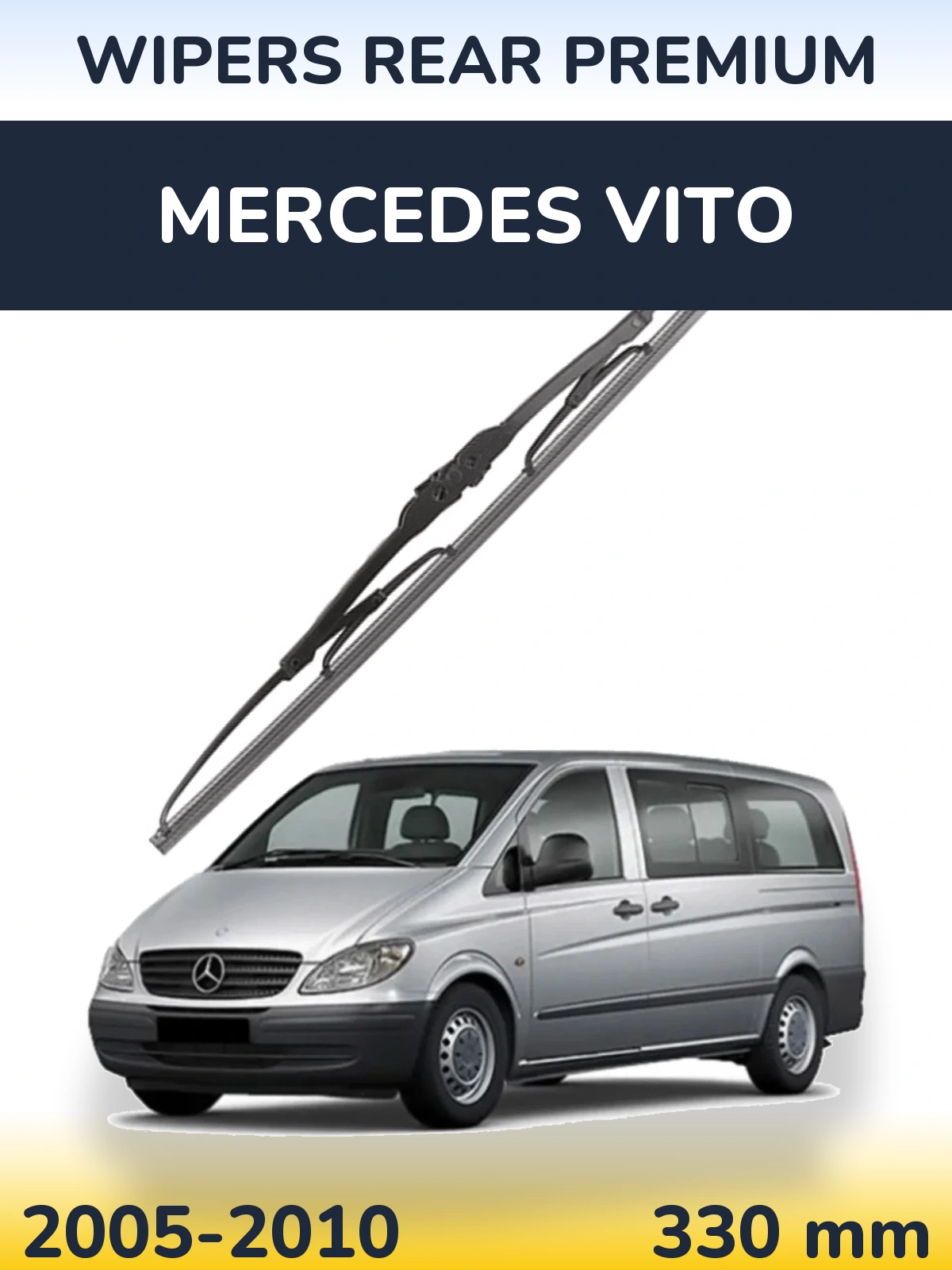 Задня щітка WIPERS REAR PREMIUM 330 мм для Mercedes Vito 2005-2010