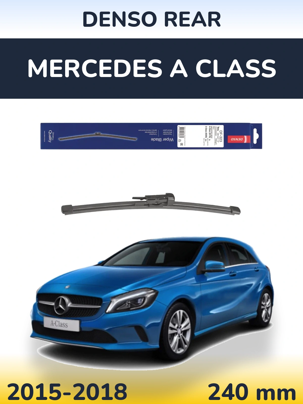 Задний дворник Denso Rear 240 мм для Mercedes A Class 2015-2018