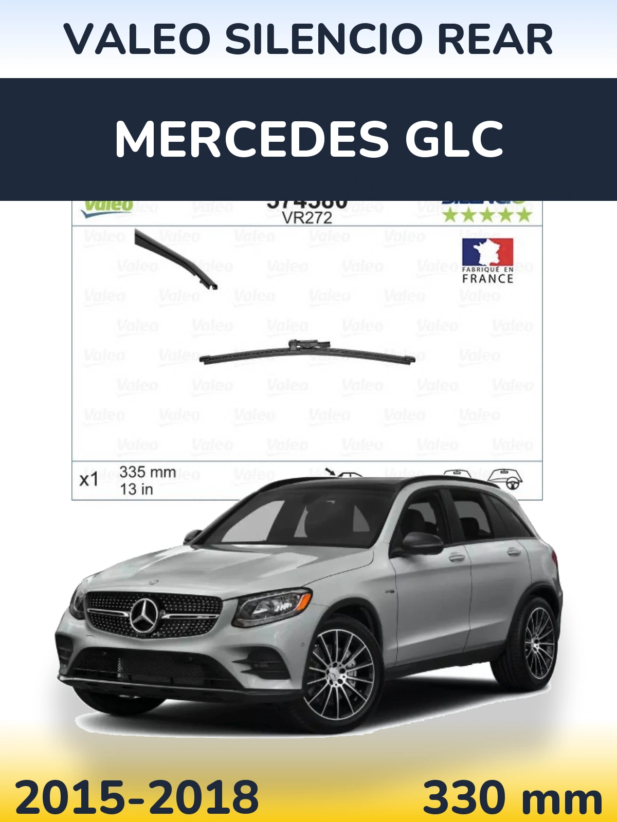 Tylna wycieraczka Valeo Silencio Rear 330 mm do Mercedes GLC 2015-2018