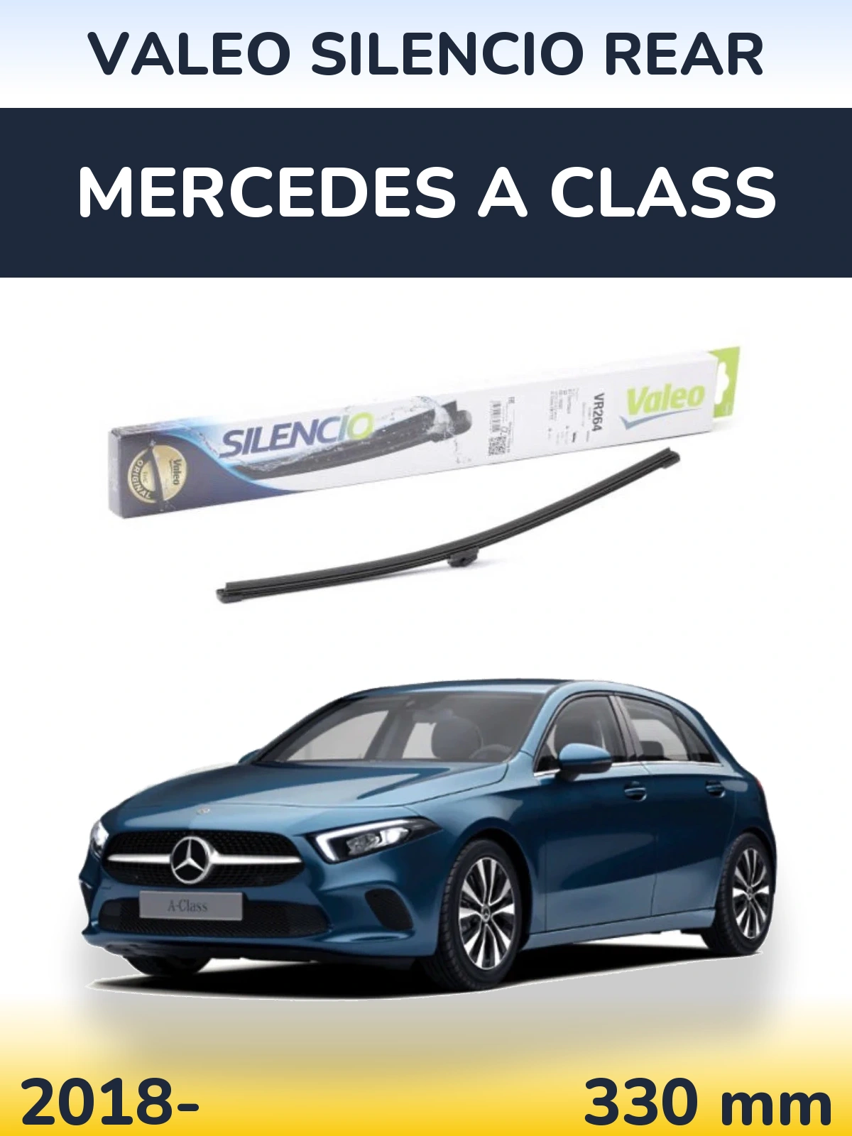 Tylna wycieraczka Valeo Silencio Rear 320 mm do Mercedes Klasa A 2018-2026