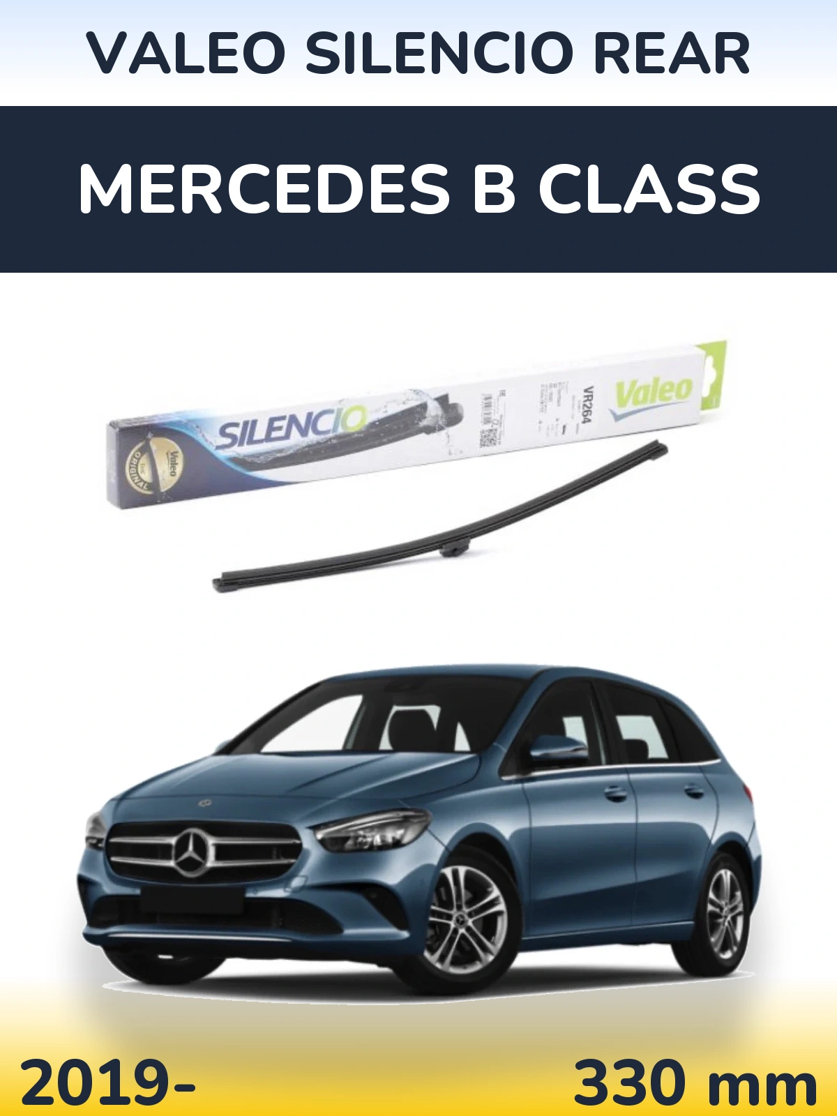 Tylna wycieraczka Valeo Silencio Rear 320 mm do Mercedes Klasa B 2019-2026