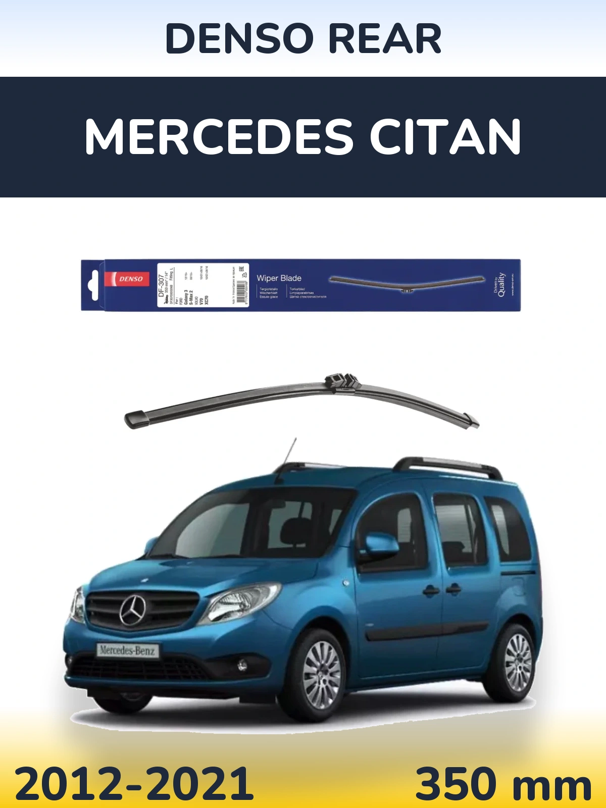 Tylna wycieraczka Denso Rear 350 mm do Mercedes Citan 2012-2021