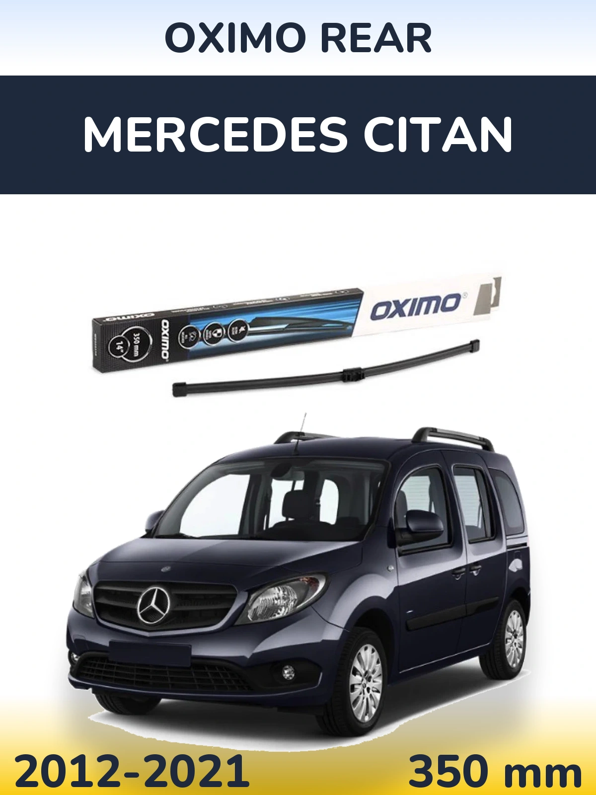 Задний дворник Oximo Rear 350 мм для Mercedes Citan 2012-2021