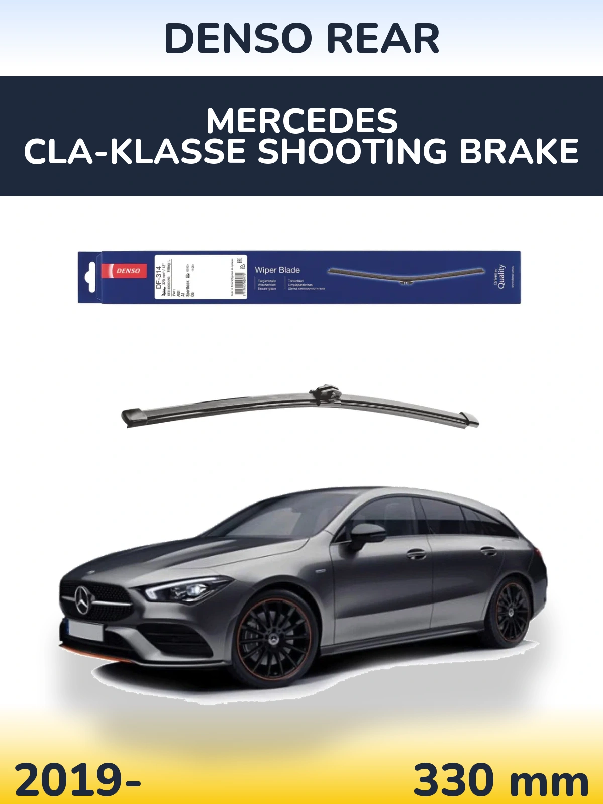 Tylna wycieraczka Denso Rear 320 mm do Mercedes CLA-Klasse Shooting Brake 2019-2026
