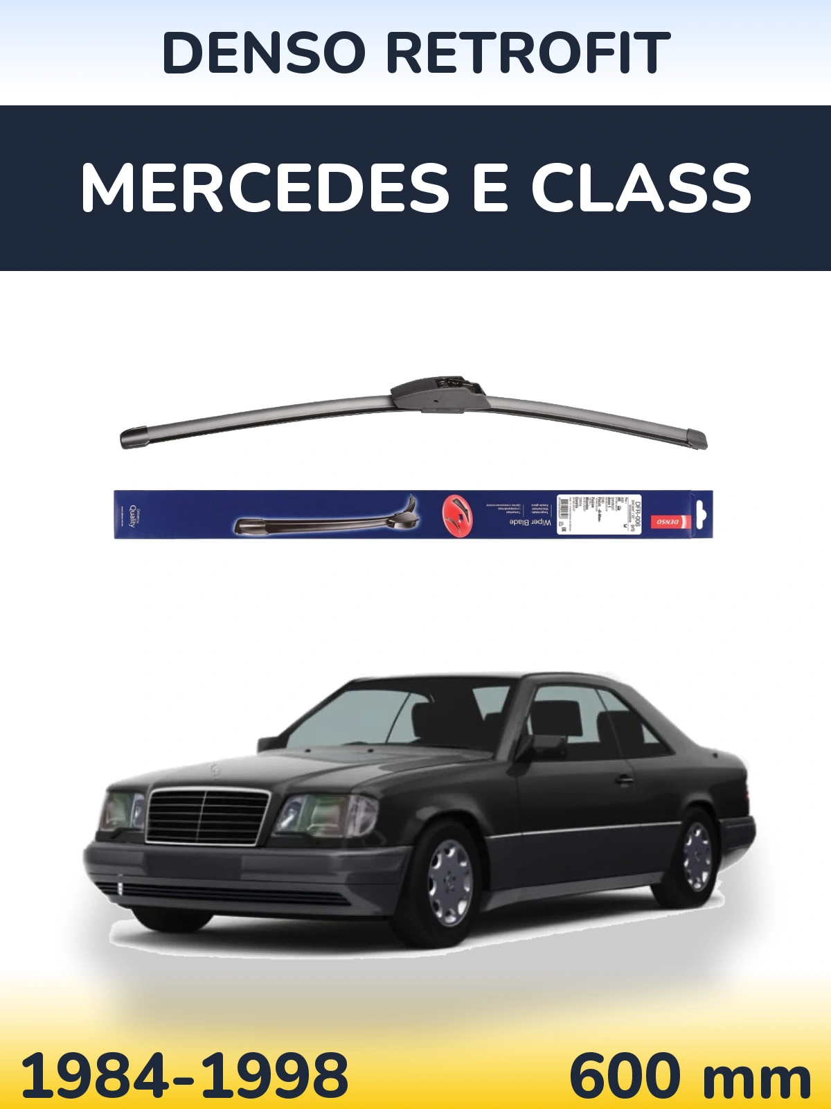 Передний дворник Denso Retrofit 600 мм для Mercedes E Class 1984-1998