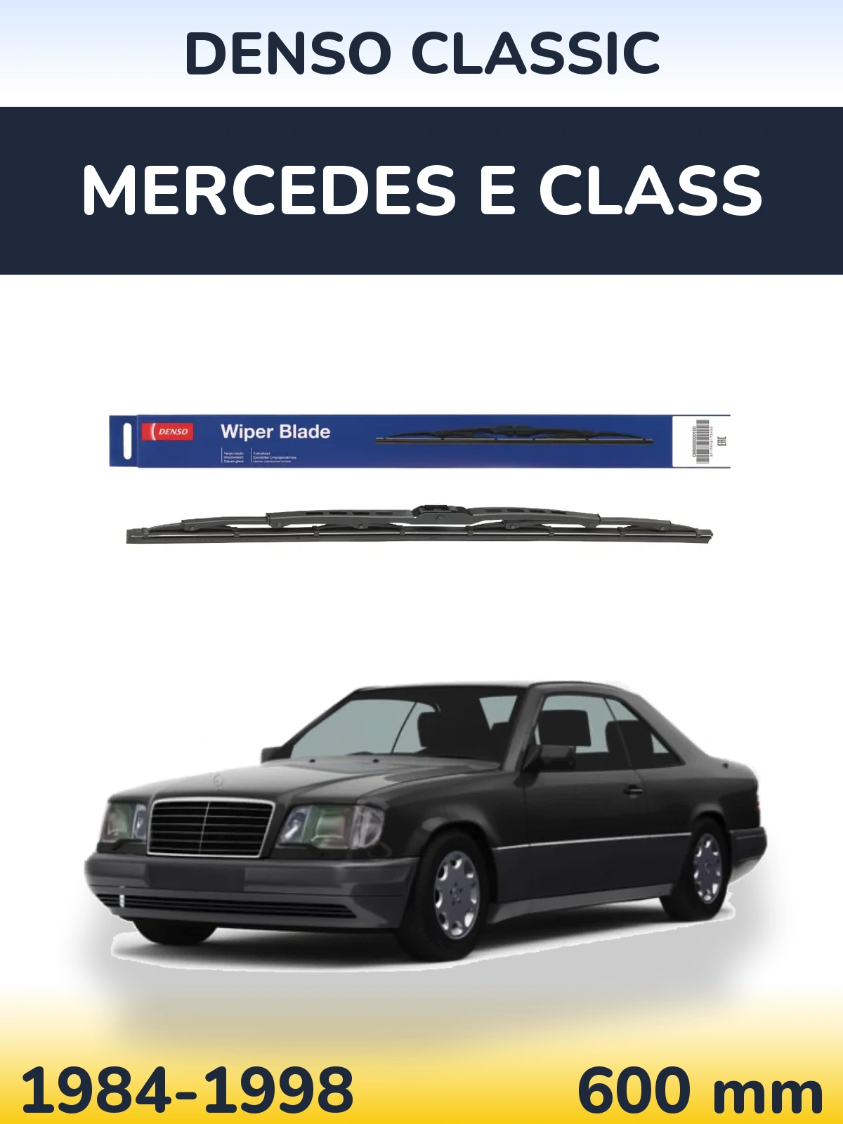 Przednia wycieraczka Denso Classic 600 mm do Mercedes Klasa E 1984-1998
