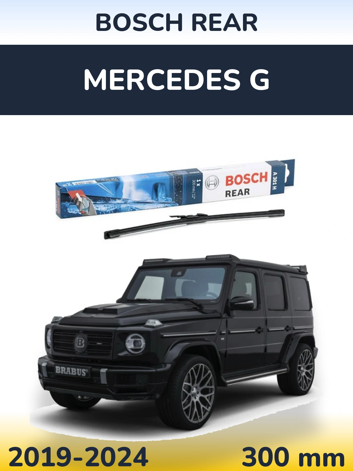 Tylna wycieraczka BOSCH Rear 300 mm do Mercedes G 2019-2024