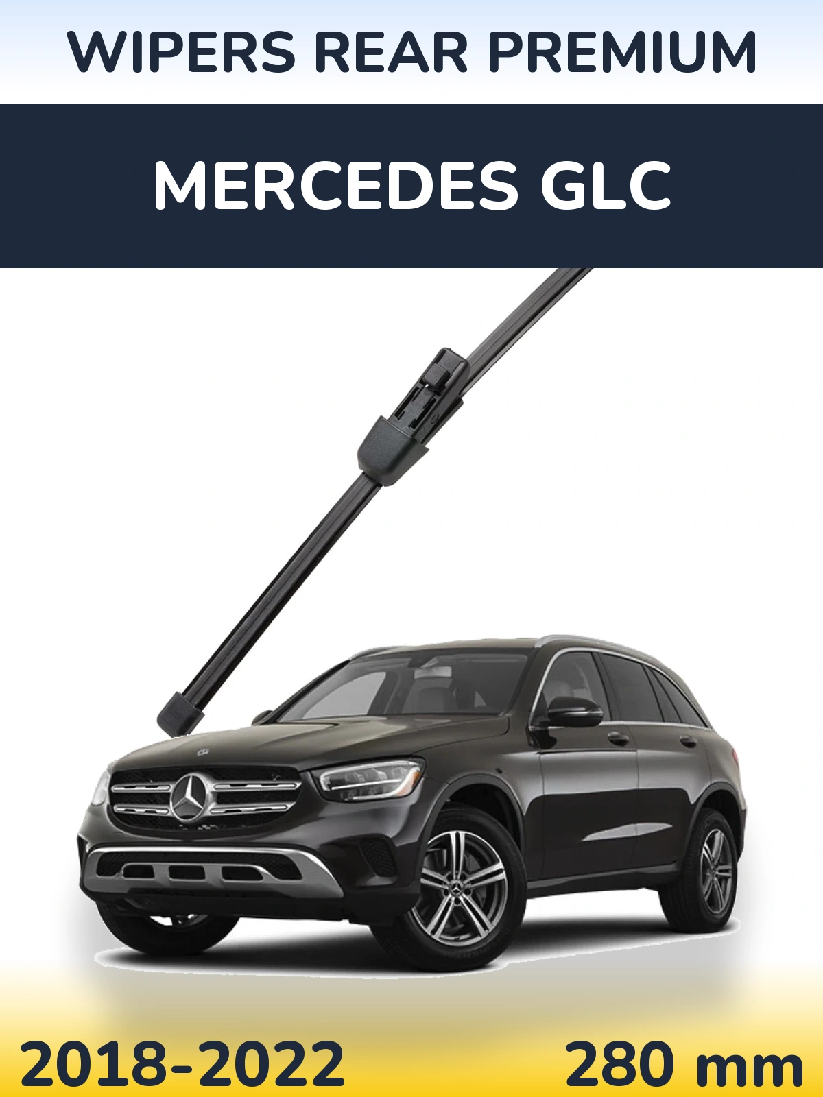 Задний дворник WIPERS REAR PREMIUM 280 мм для Mercedes GLC 2018-2022