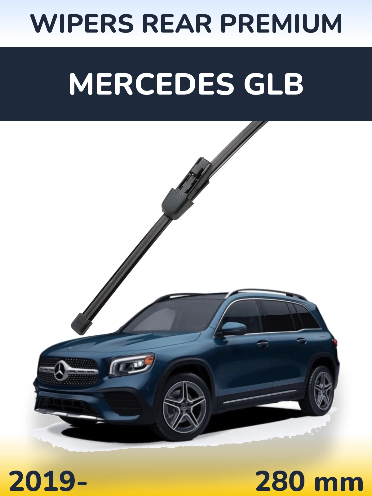 Rear wiper blade WIPERS REAR PREMIUM 280 mm for Mercedes GLB 2019-2026
