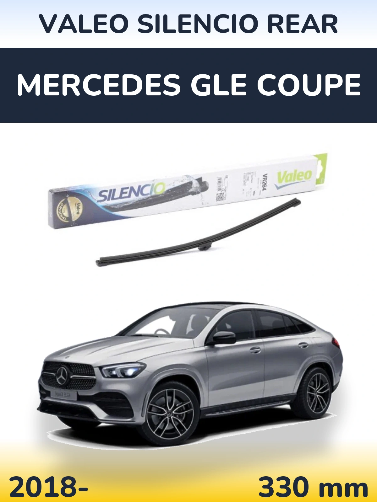 Tylna wycieraczka Valeo Silencio Rear 320 mm do Mercedes GLE Coupe 2018-2026