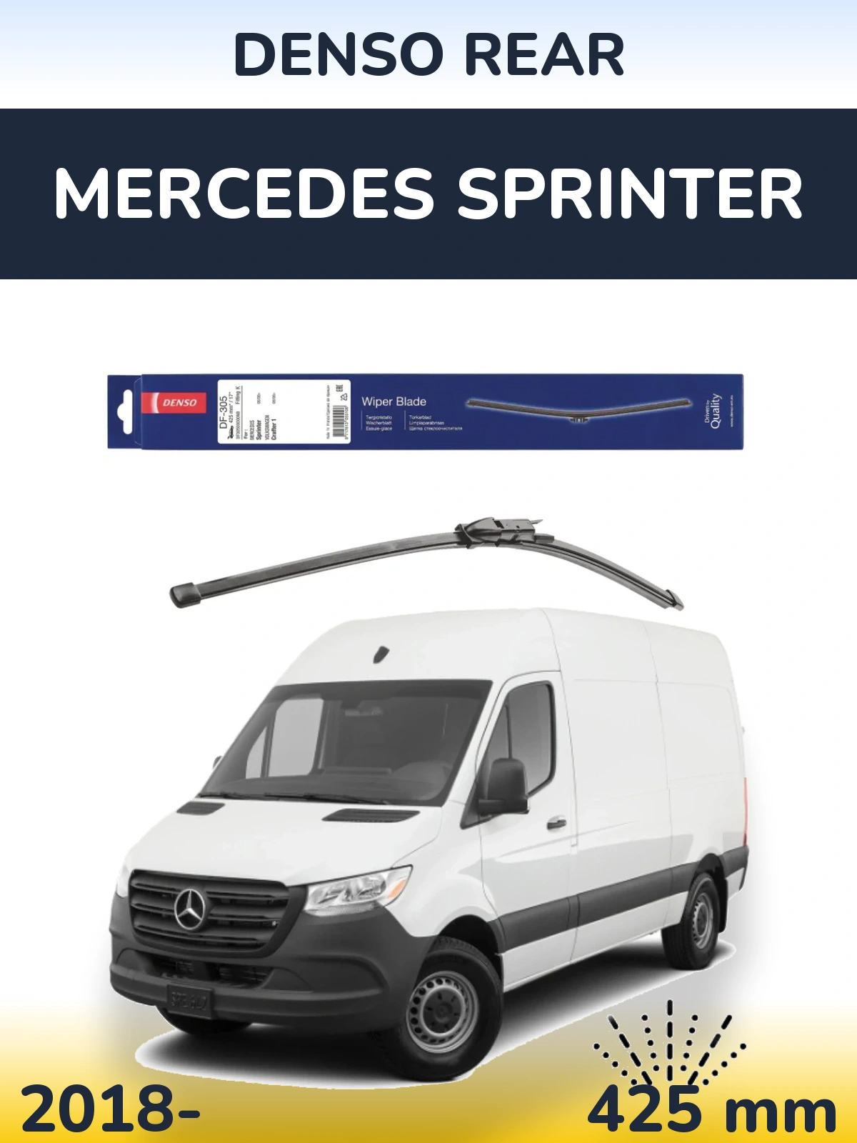 Tylna wycieraczka Denso Rear 425 mm do Mercedes Sprinter 2018-2026