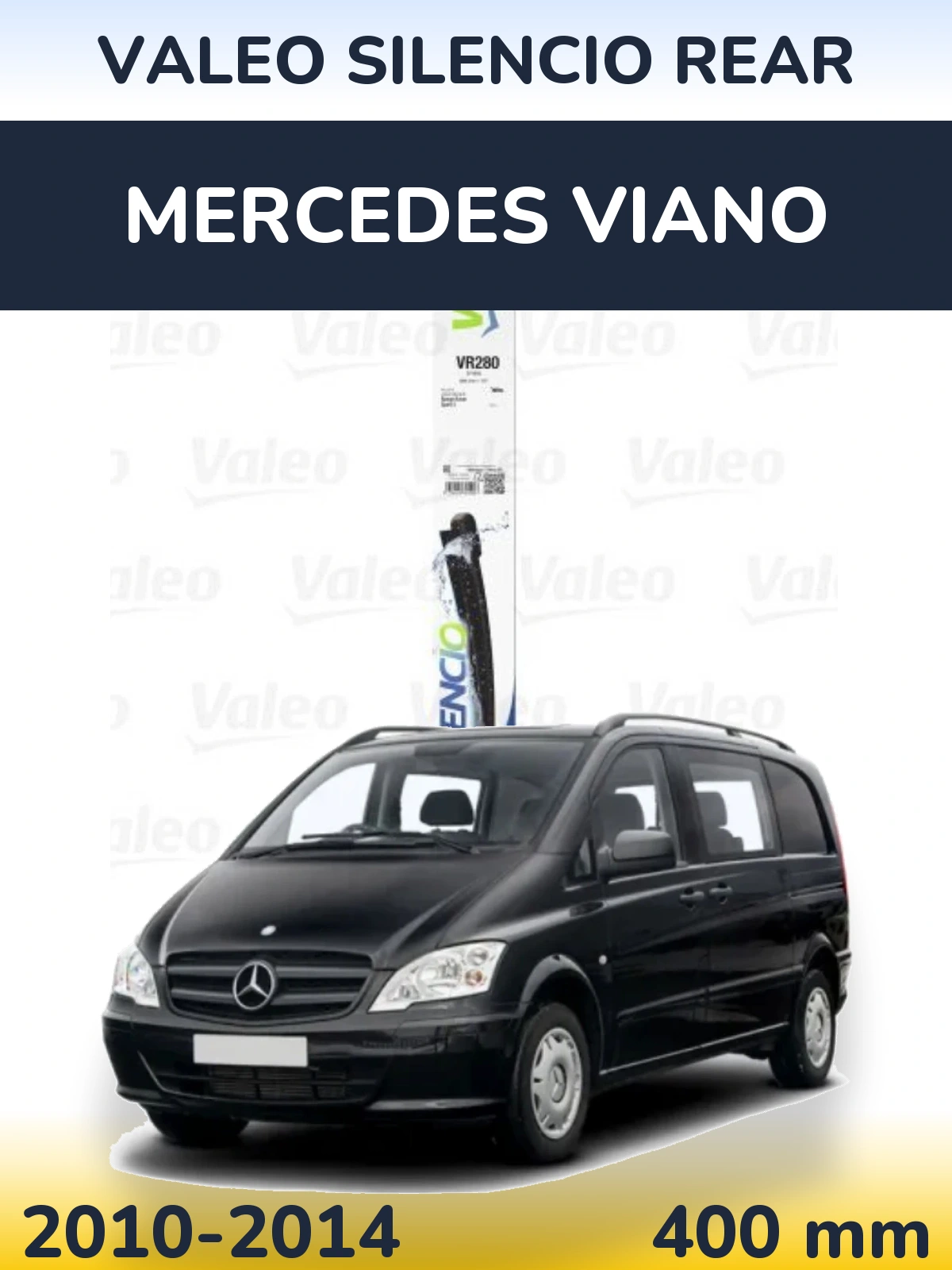 Tylna wycieraczka Valeo Silencio Rear 380 mm do Mercedes Viano 2010-2014
