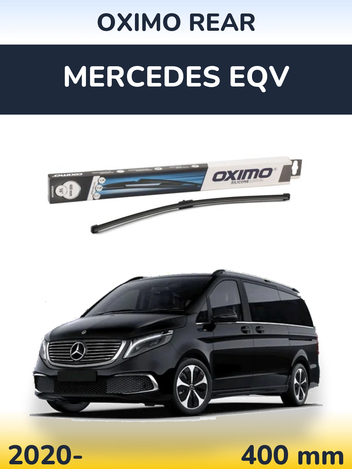 Rear wiper blade Oximo Rear 400 mm for Mercedes EQV 2020-2026