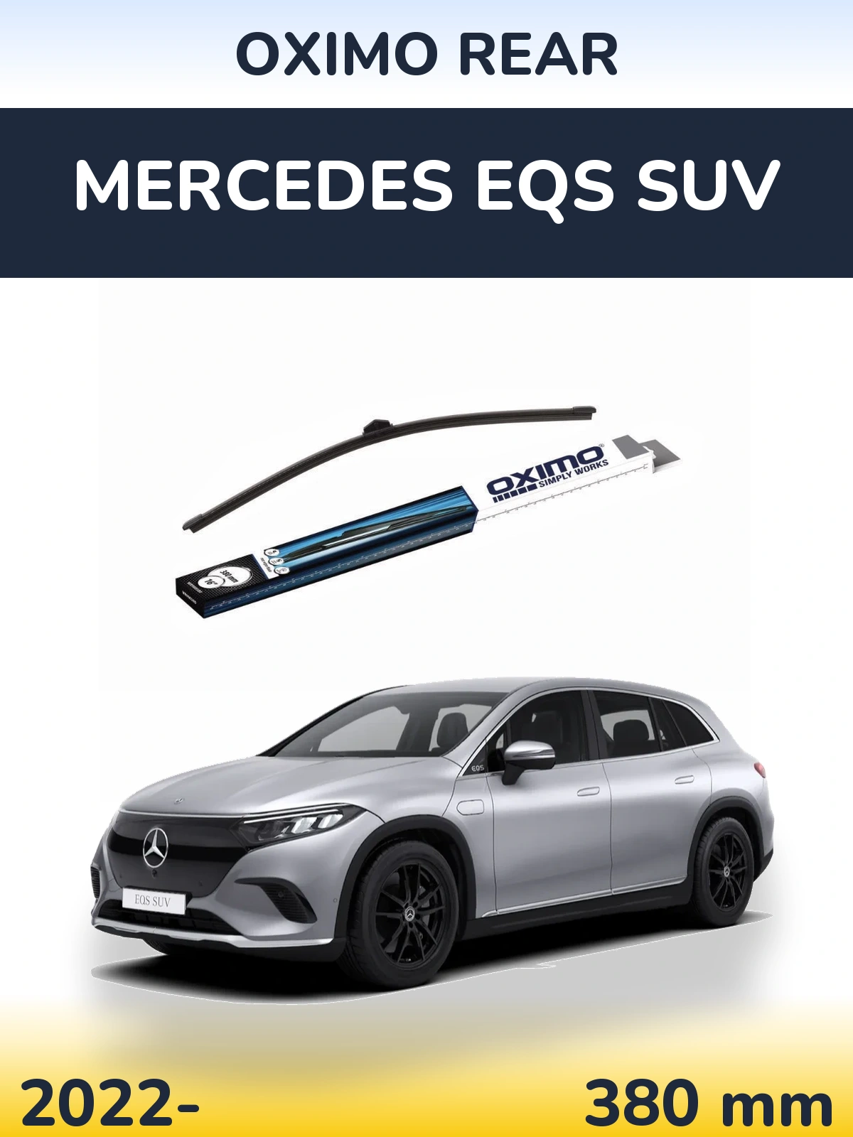 Tylna wycieraczka Oximo Rear 380 mm do Mercedes EQS SUV 2022-2026