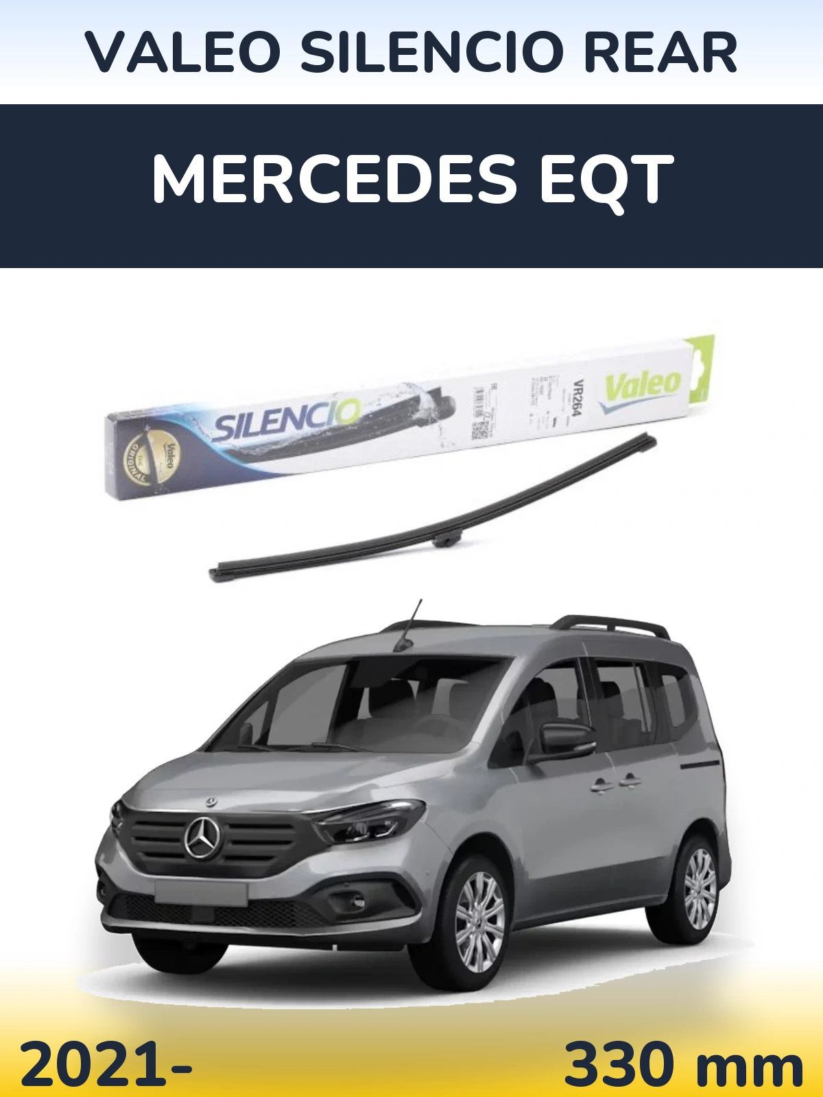 Tylna wycieraczka Valeo Silencio Rear 320 mm do Mercedes EQT 2021-2026