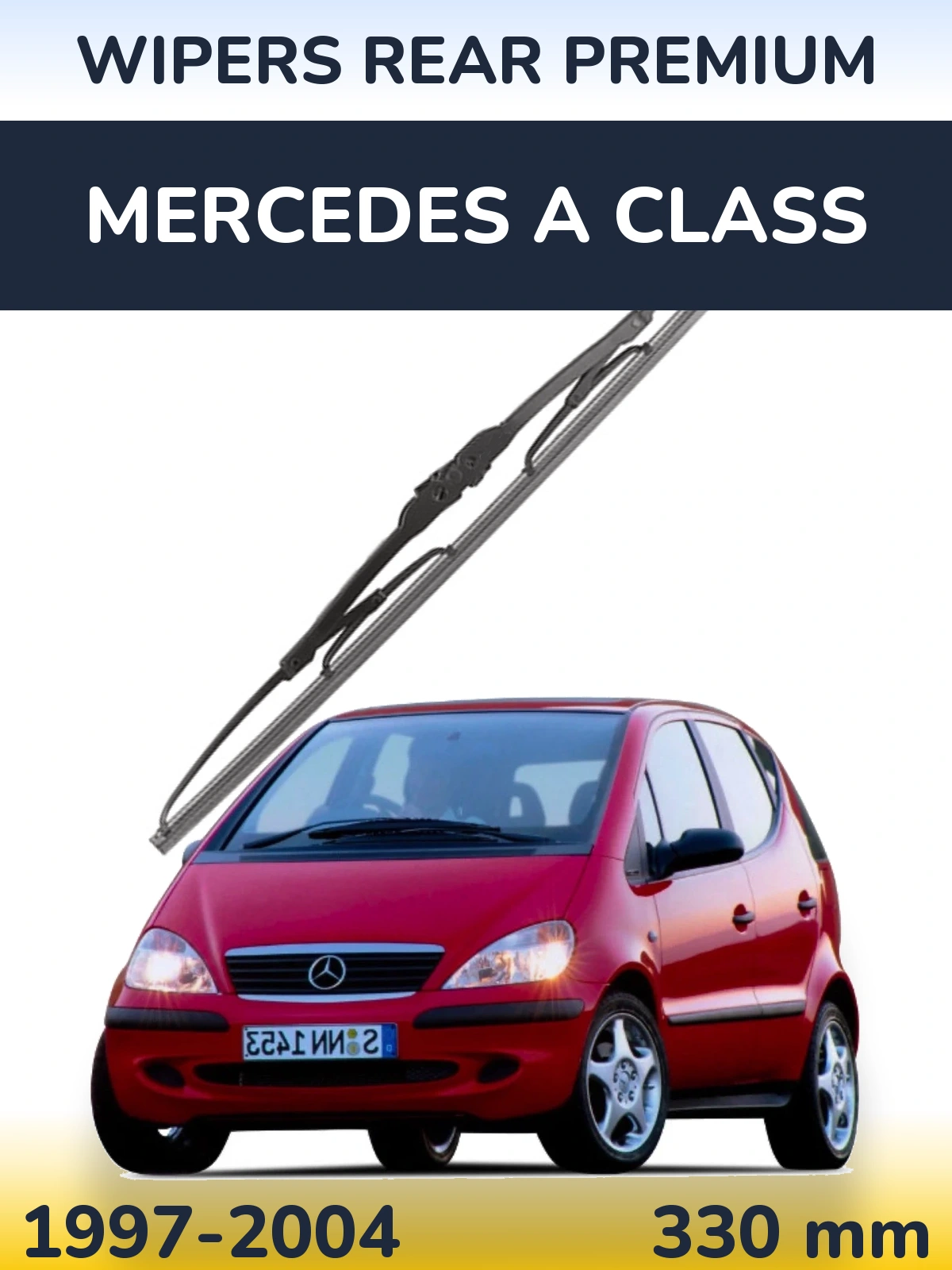 Задня щітка WIPERS REAR PREMIUM 330 мм для Mercedes A Class 1997-2004