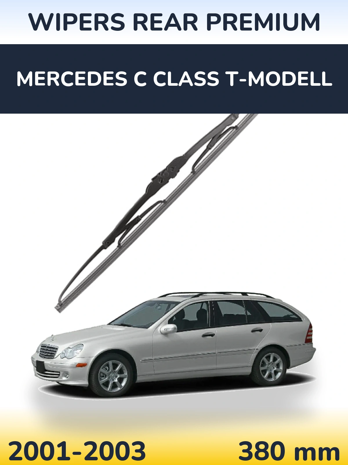 Задний дворник WIPERS REAR PREMIUM 380 мм для Mercedes C Class T-Модельl 2001-2003