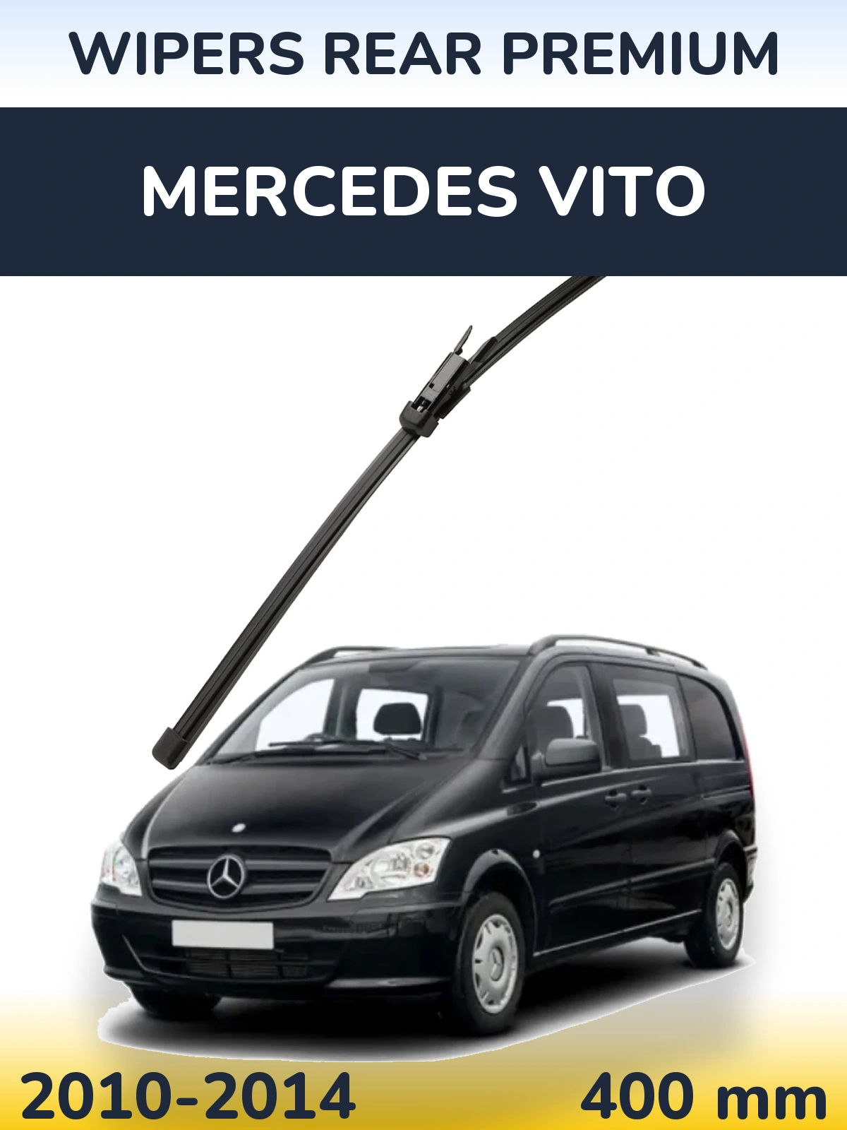 Tylna wycieraczka WIPERS REAR PREMIUM 400 mm do Mercedes Vito 2010-2014