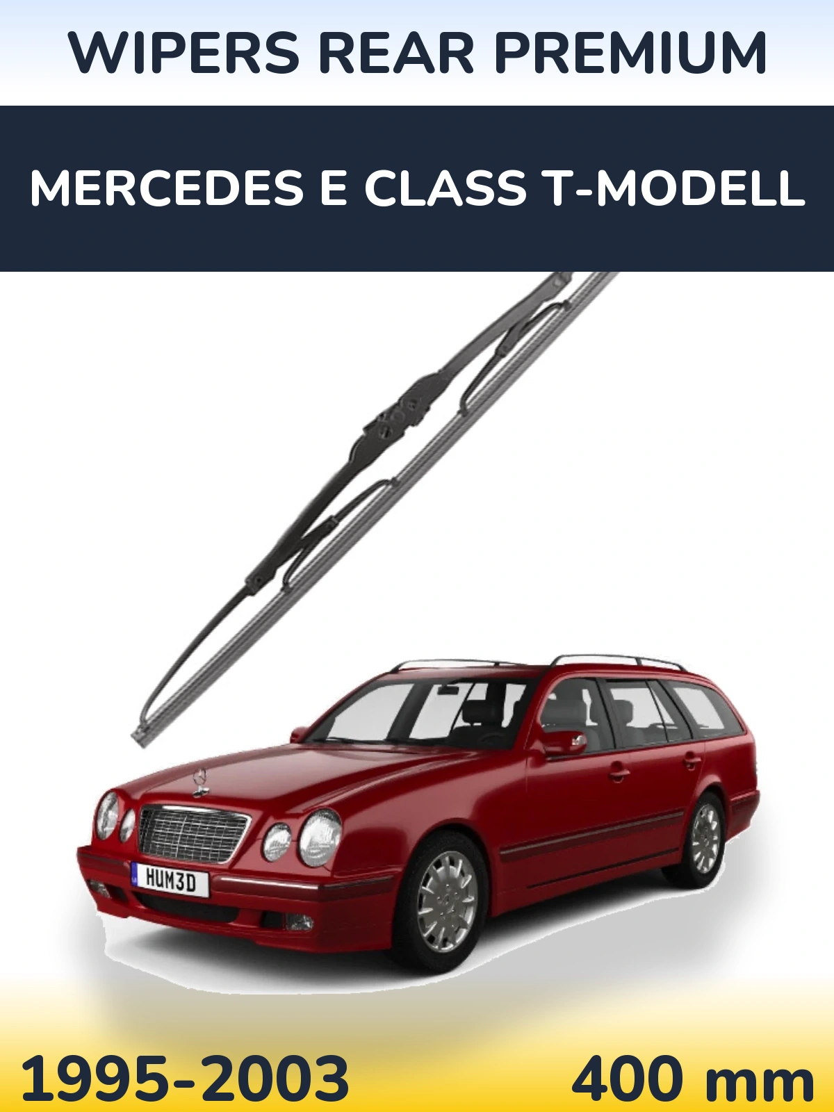 Задня щітка WIPERS REAR PREMIUM 400 мм для Mercedes E Class T-Модельl 1995-2003