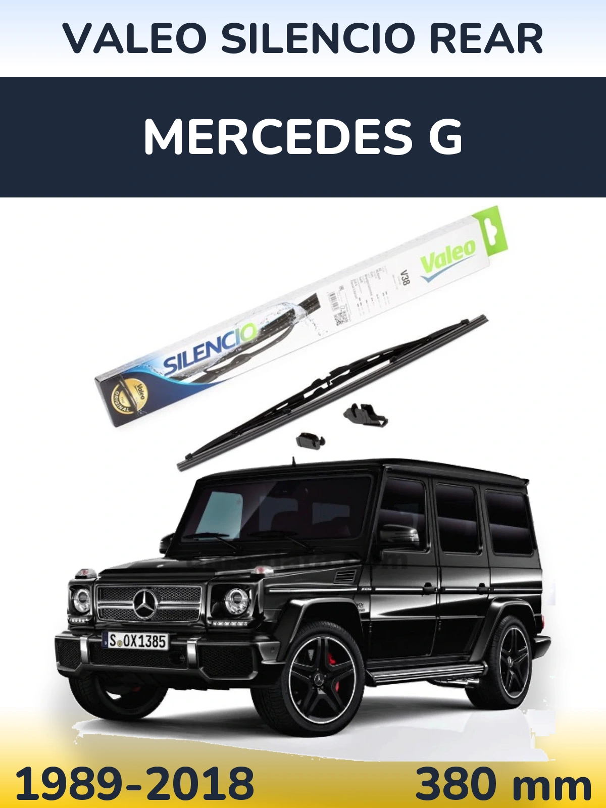 Tylna wycieraczka Valeo Silencio Rear 380 mm do Mercedes G 1989-2018