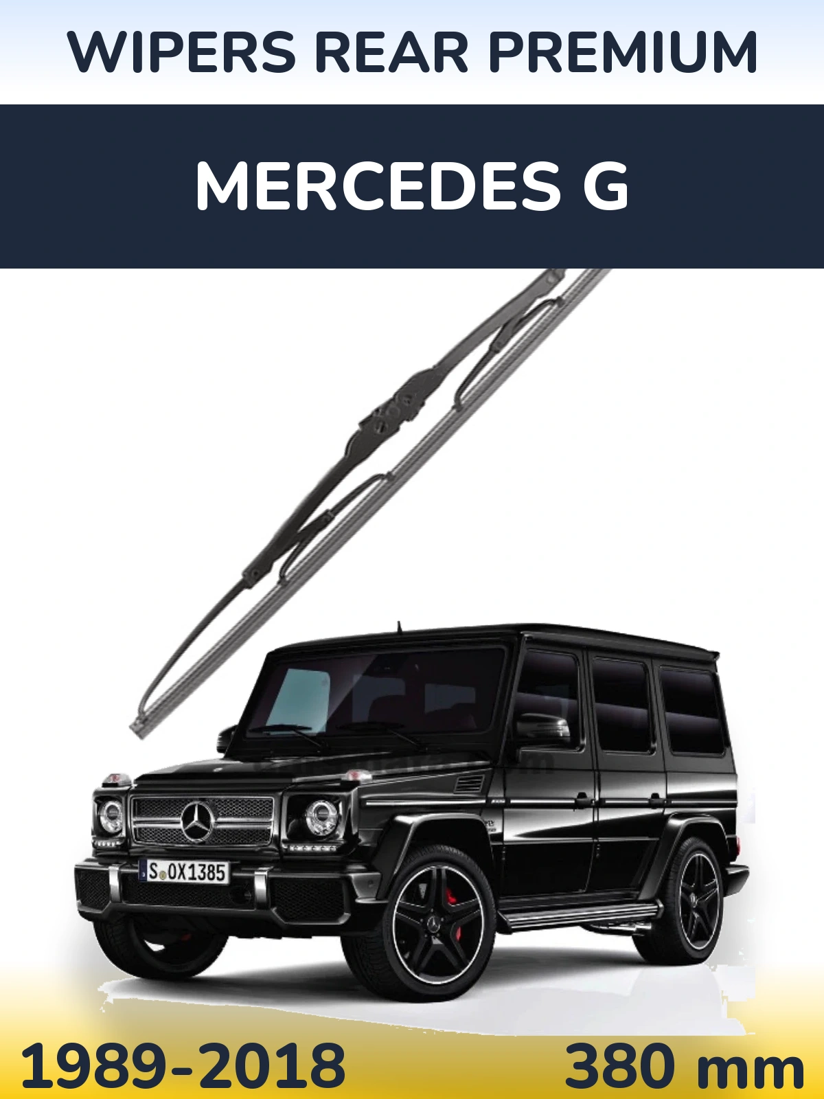 Tylna wycieraczka WIPERS REAR PREMIUM 380 mm do Mercedes G 1989-2018