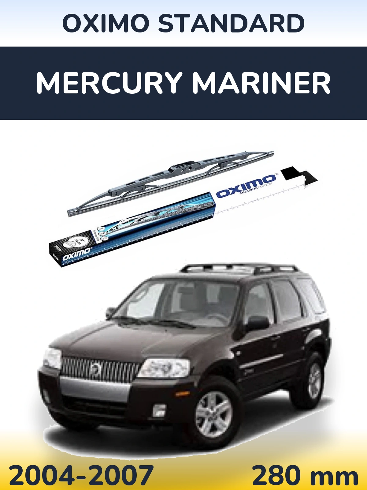 Tylna wycieraczka Oximo Standard 275 mm do Mercury Mariner 2004-2007