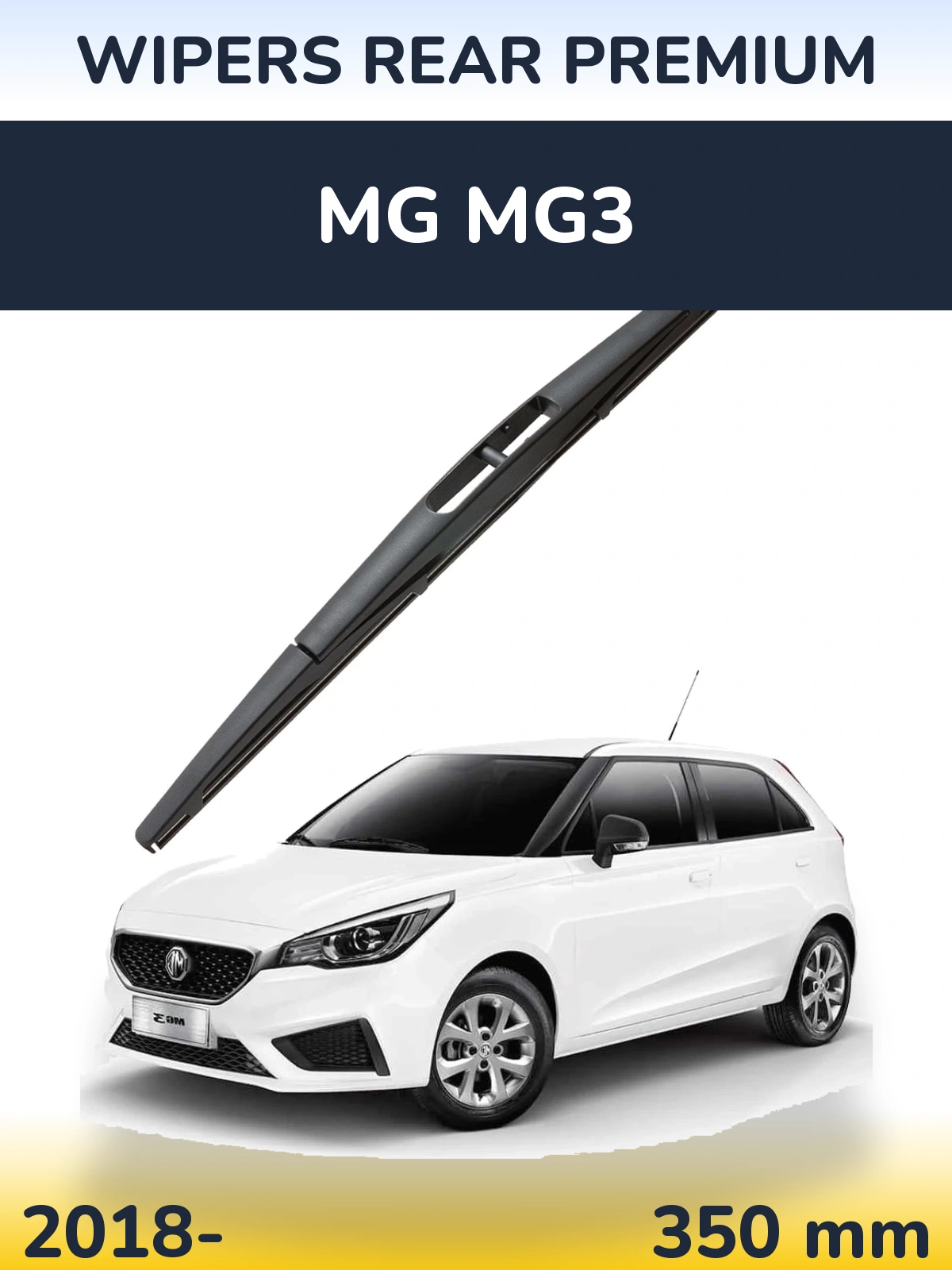 Задний дворник WIPERS REAR PREMIUM 350 мм для MG MG3 2018-2026