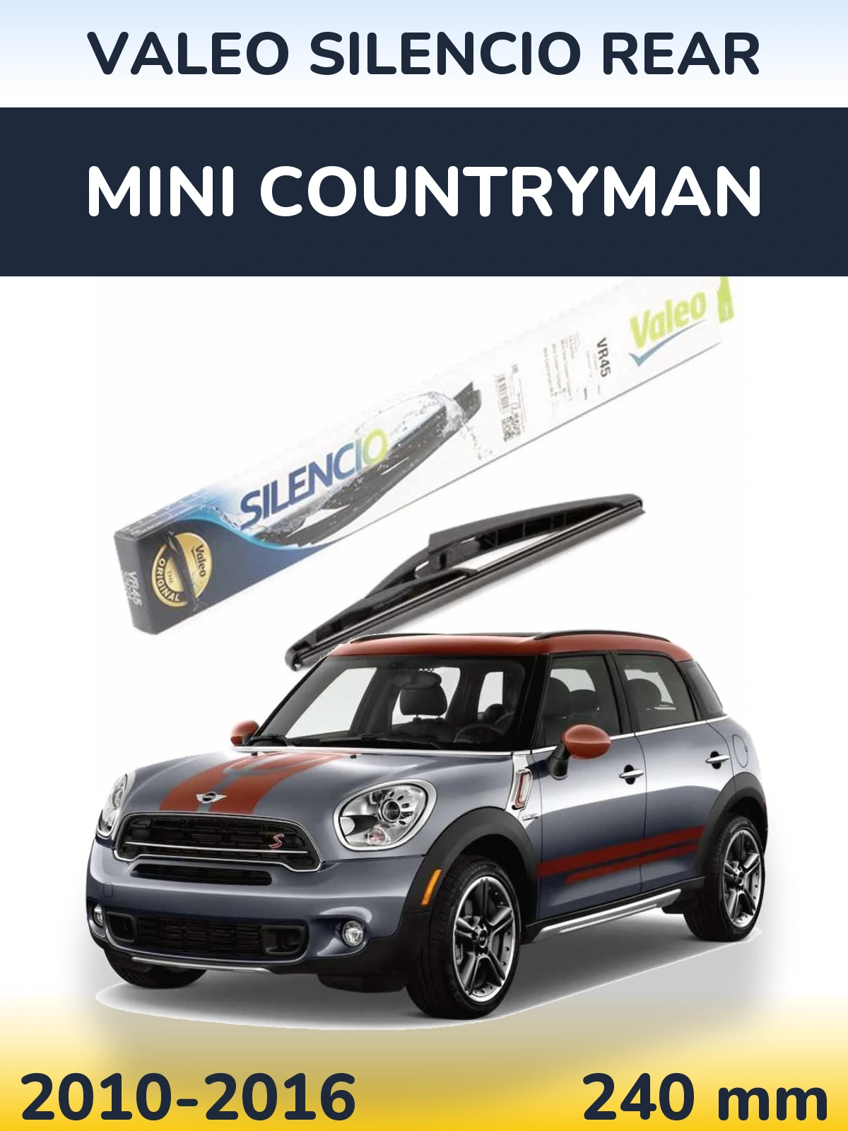 Tylna wycieraczka Valeo Silencio Rear 240 mm do MINI Countryman 2010-2016