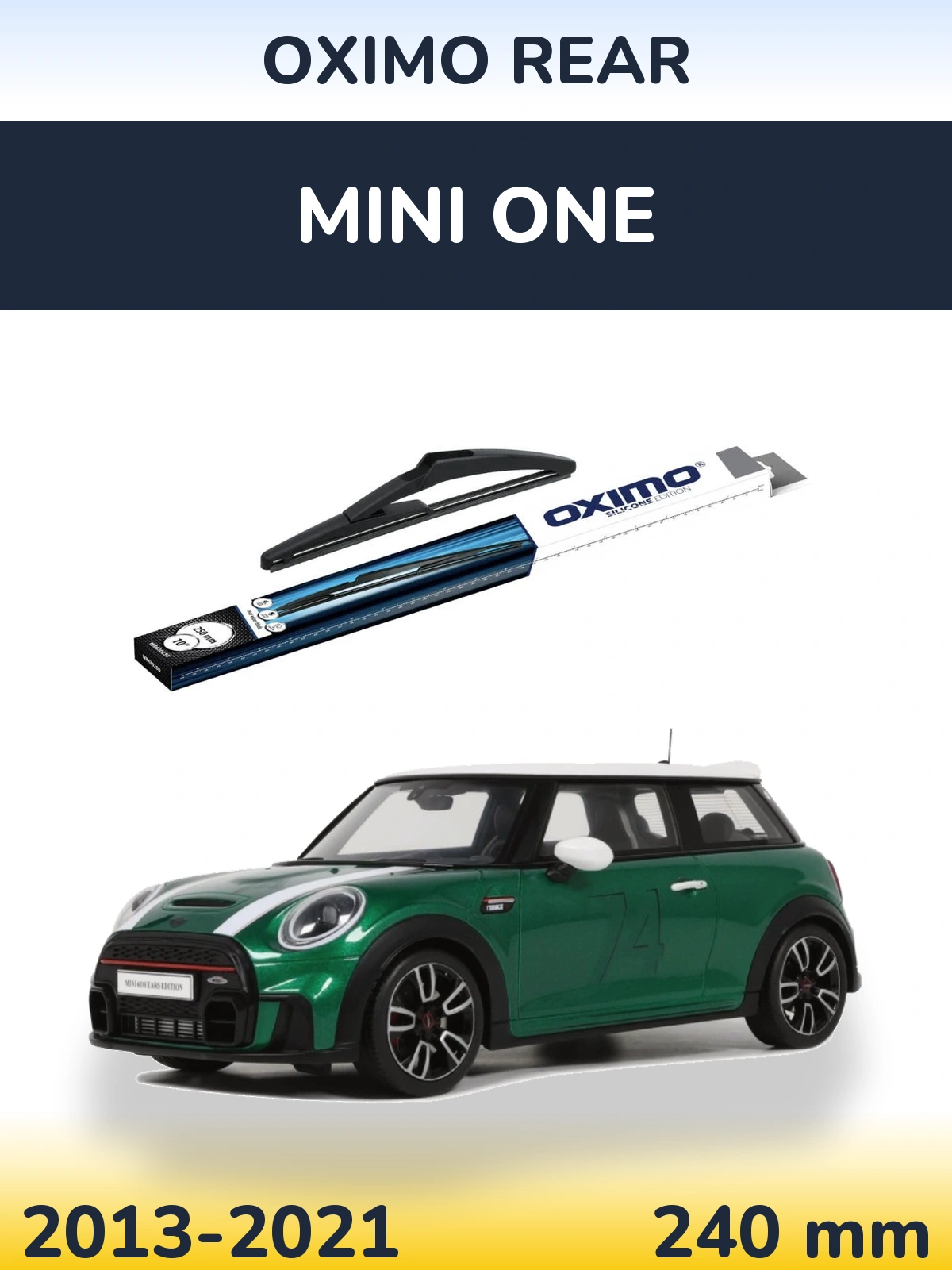 Rear wiper blade Oximo Rear 250 mm for MINI One 2013-2021