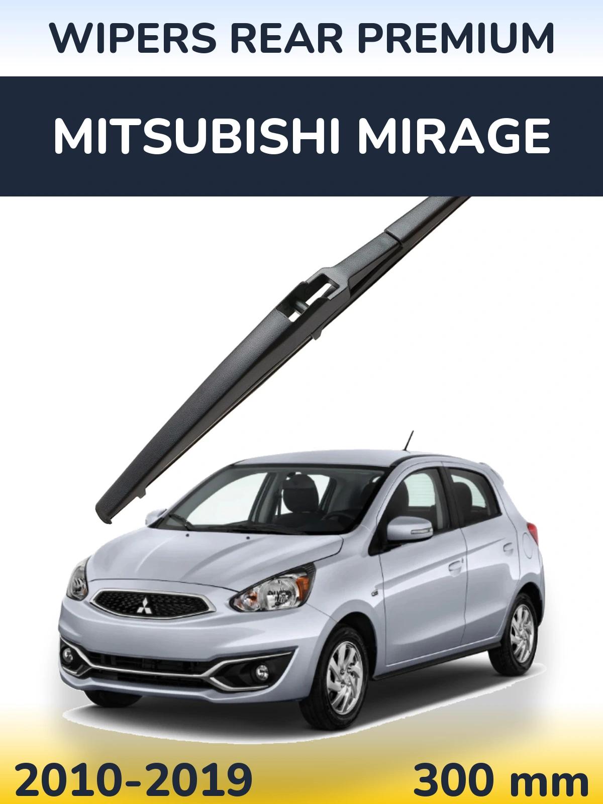Rear wiper blade WIPERS REAR PREMIUM 300 mm for Mitsubishi Mirage 2010-2019