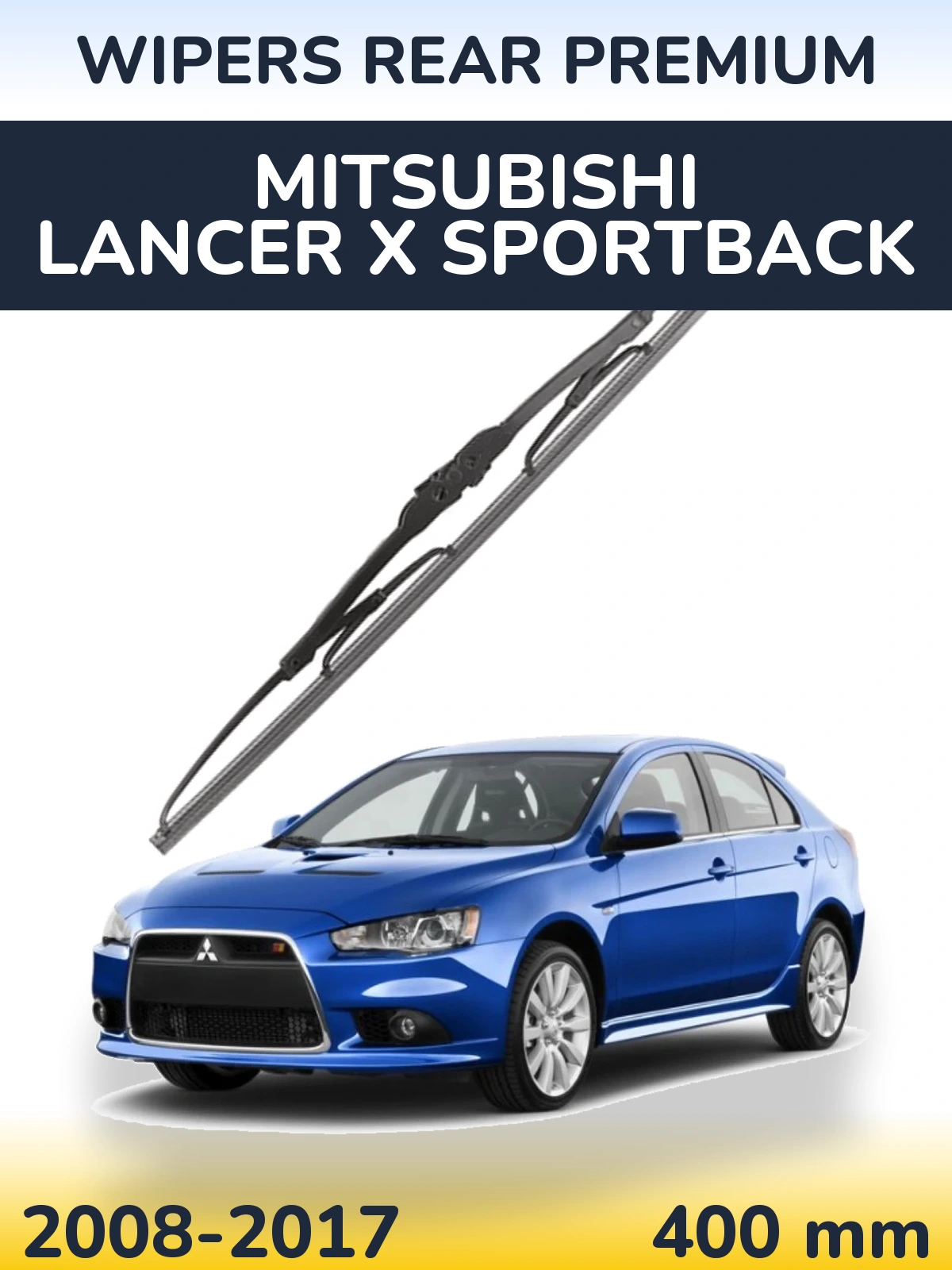 Tylna wycieraczka WIPERS REAR PREMIUM 400 mm do Mitsubishi Lancer X Sportback 2008-2017