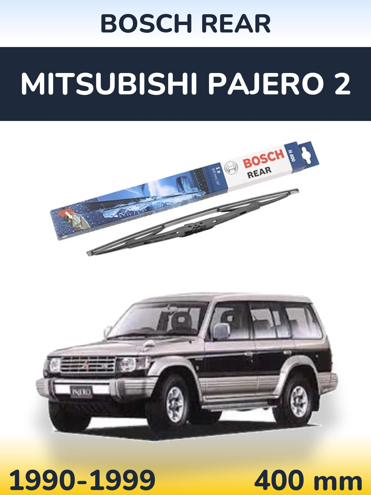 Tylna wycieraczka BOSCH Rear 400 mm do Mitsubishi Pajero 2 1990-1999