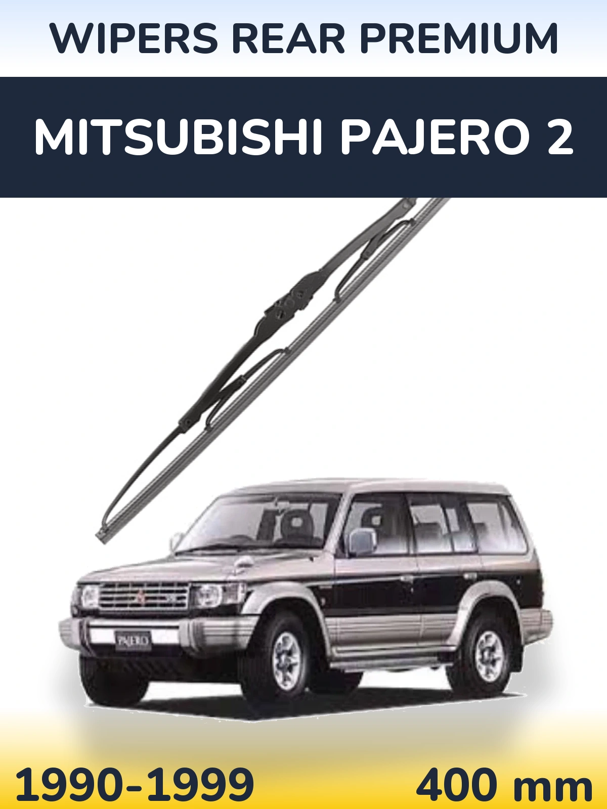 Tylna wycieraczka WIPERS REAR PREMIUM 400 mm do Mitsubishi Pajero 2 1990-1999